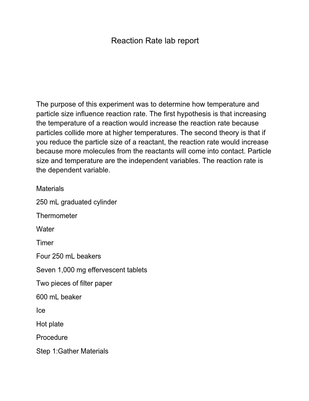 Lab_ reaction Rate lab report.pdf_de6tvrcra5d_page1