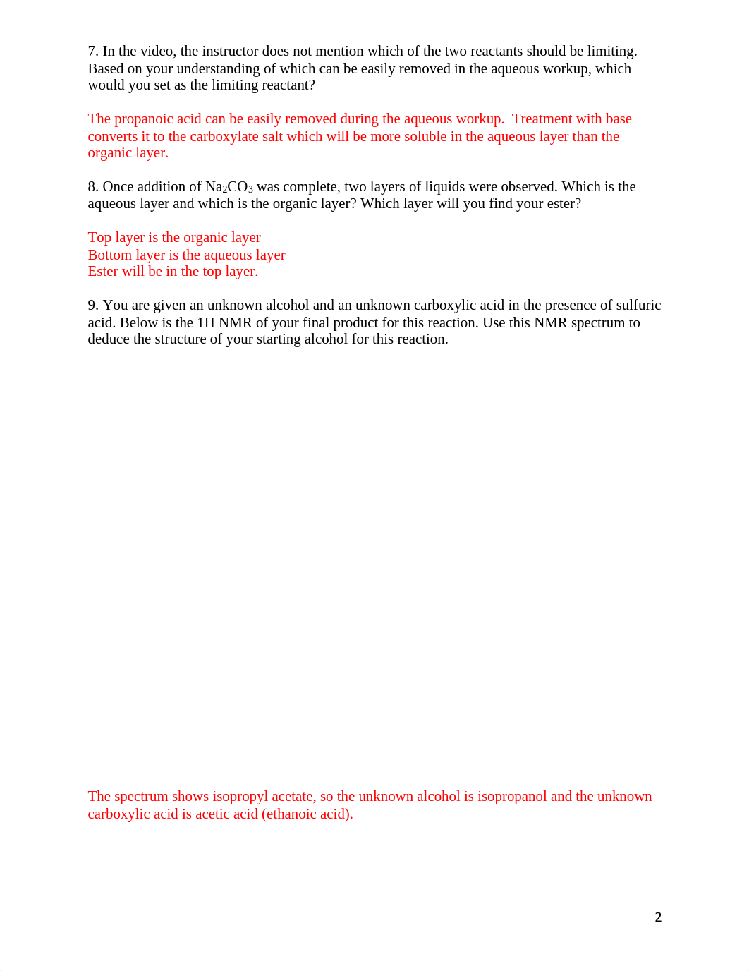 Fischer Esterification and NaBH4 Reduction of Vanillin KEY.pdf_de72botfolt_page2