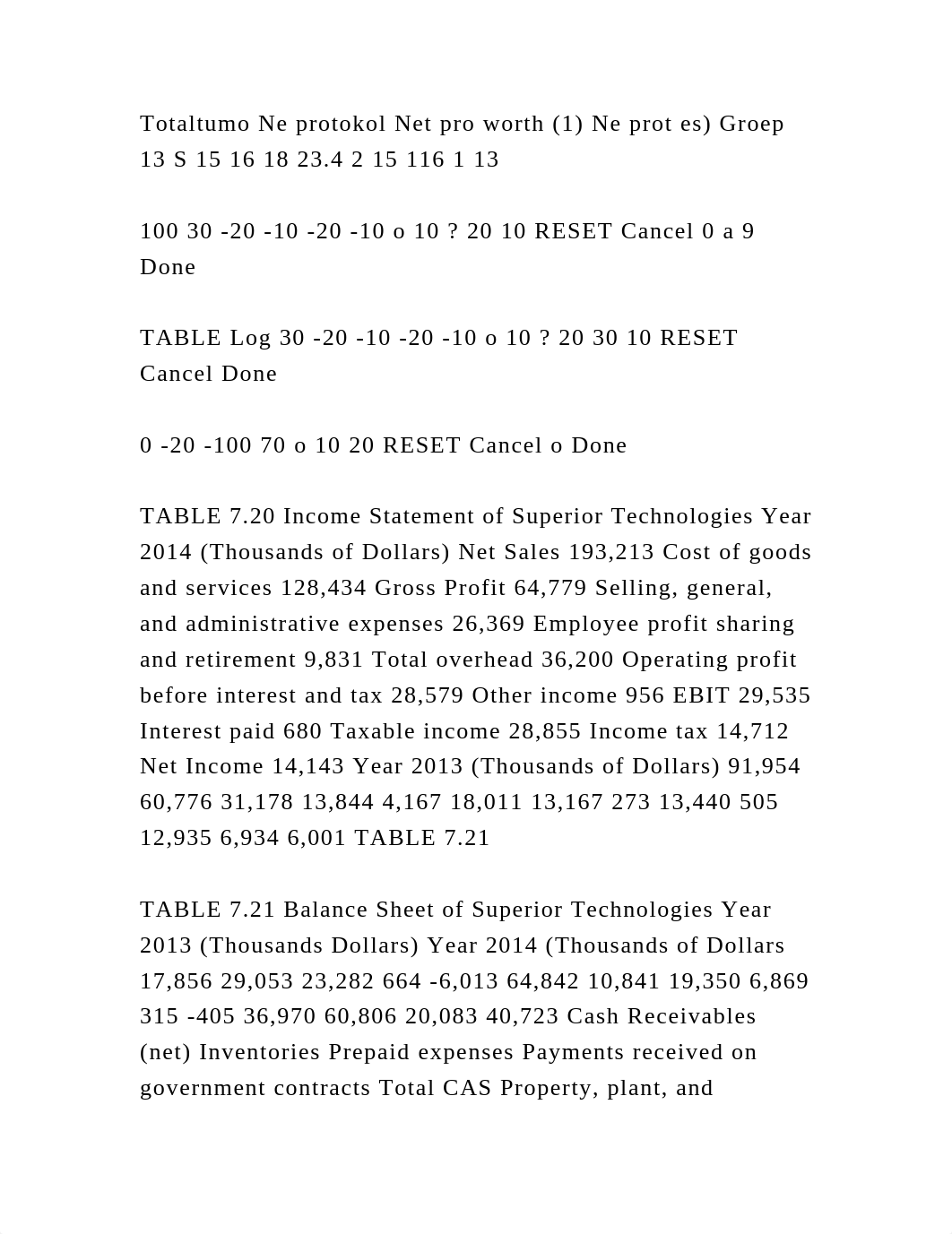 The income statement and balance sheet of Superior Technologies are .docx_de72g56igsy_page3