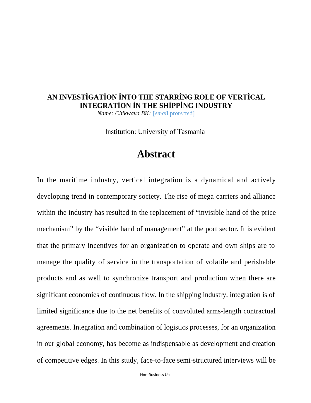 An Investigation into the Starring Role of Vertical Integration in  the Shipping Industry.docx_de74aqbv2jb_page1