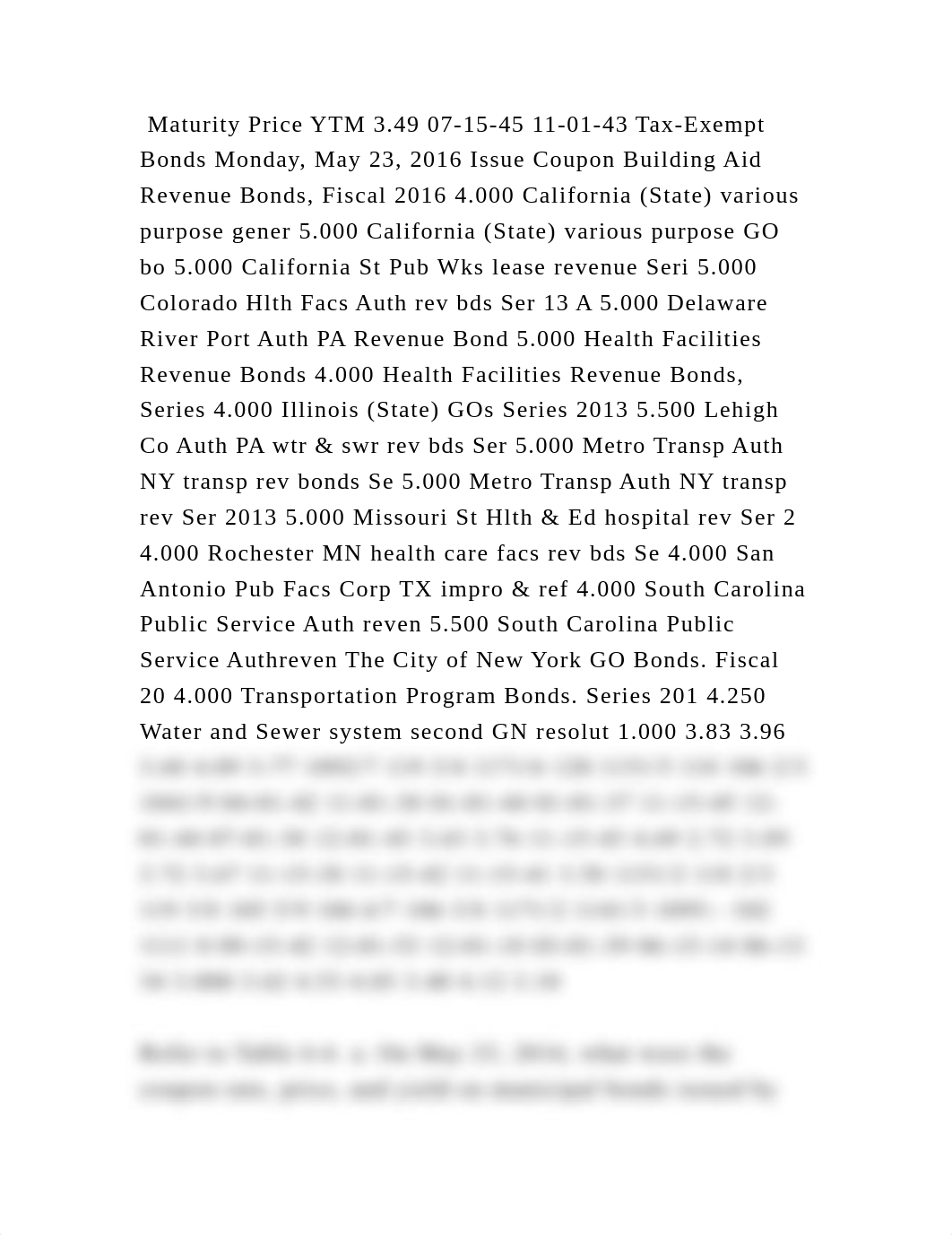 Maturity Price YTM 3.49 07-15-45 11-01-43 Tax-Exempt Bonds Monday, Ma.docx_de8gtz9f9nu_page2