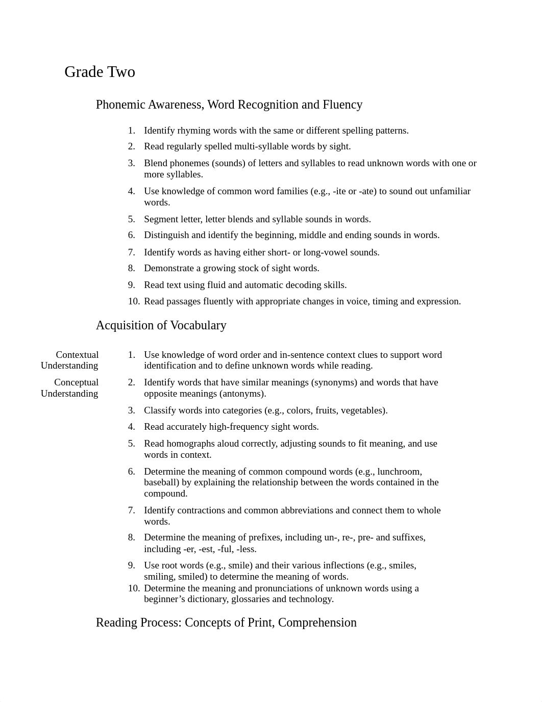 Second Grade Content Standards - Notes_dea30mc4prf_page1