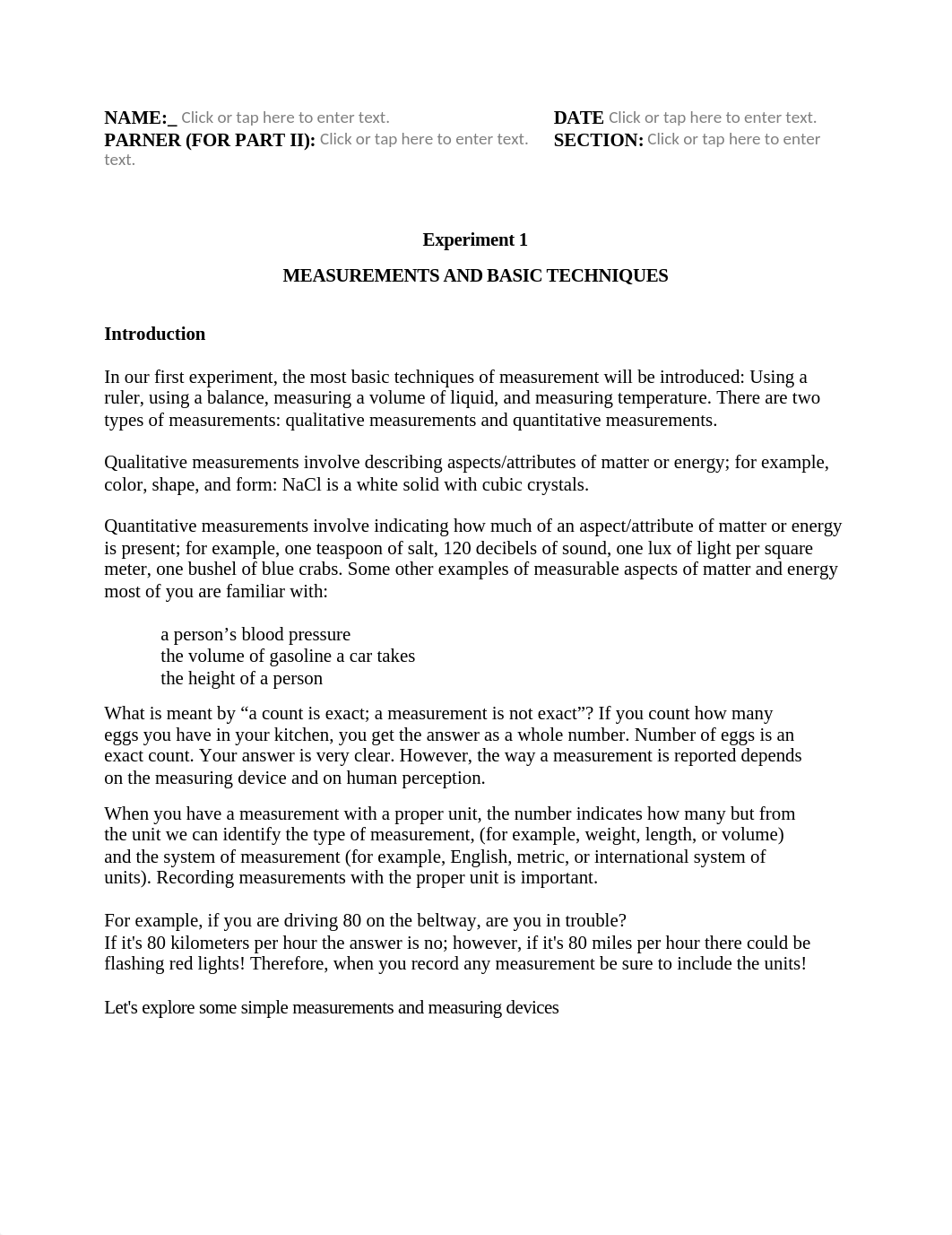 01. CHEM 1010-Lab 1- Measurements and Basic Techniques - Fillable.docx_dea9ldryevs_page1