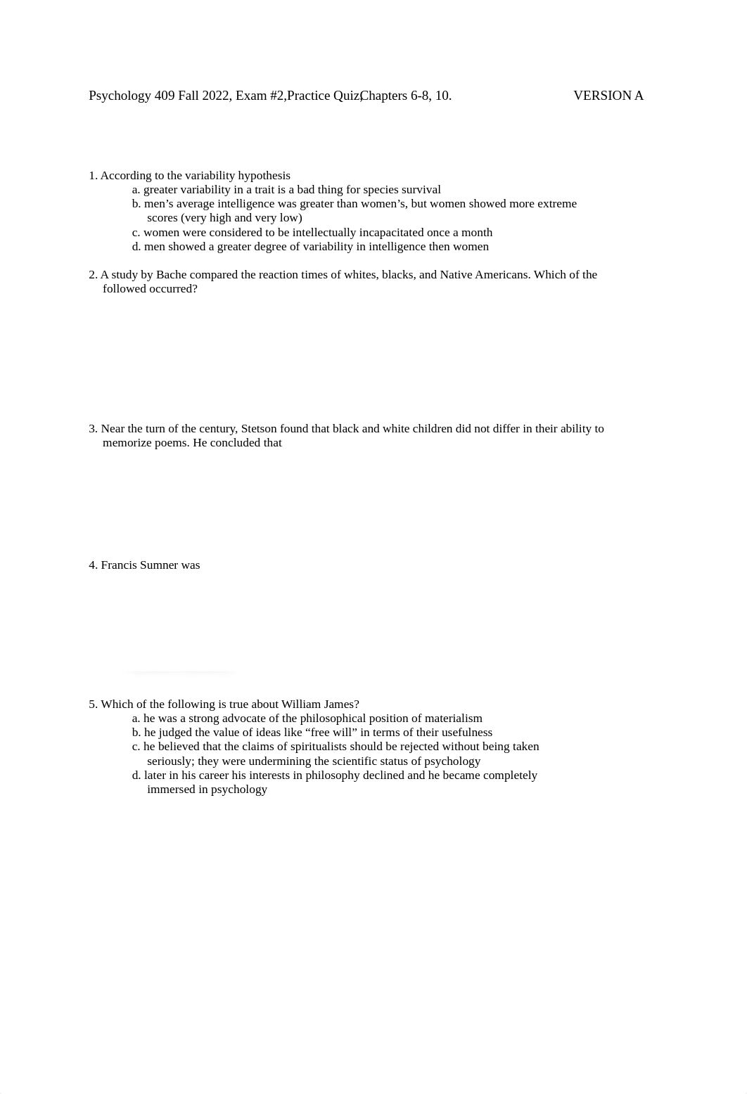 Psy 409 Fall 2022 EXAM 2 Practice Quiz.docx_deabjqo42na_page1