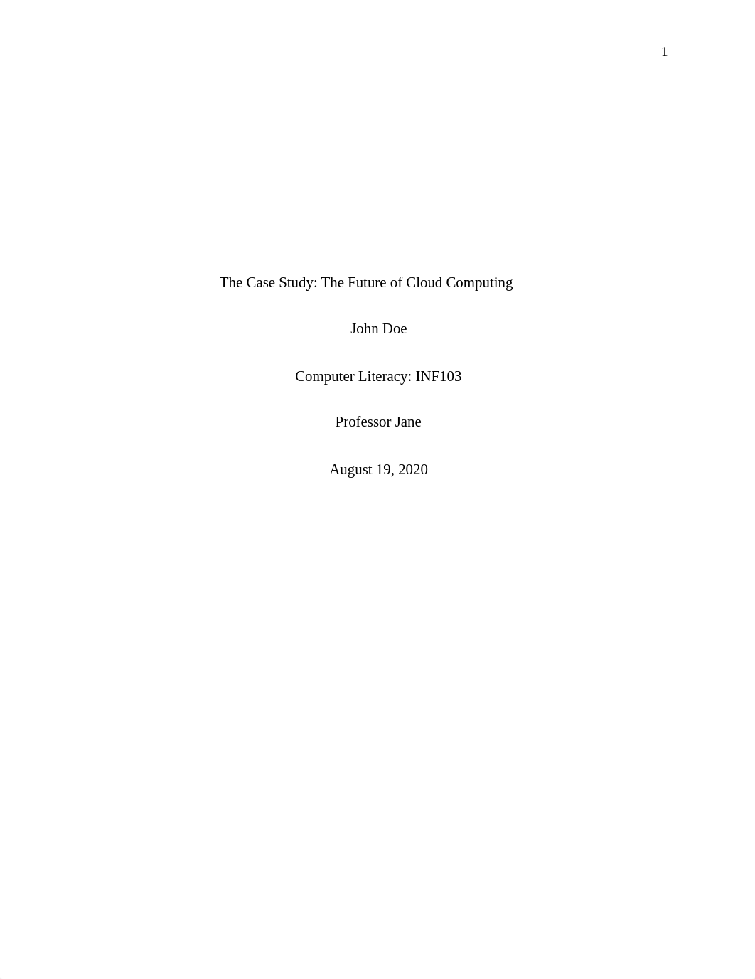 The Case Study of The Future of Cloud Computing Paper -INF103 .docx_deagw6kgv0j_page1