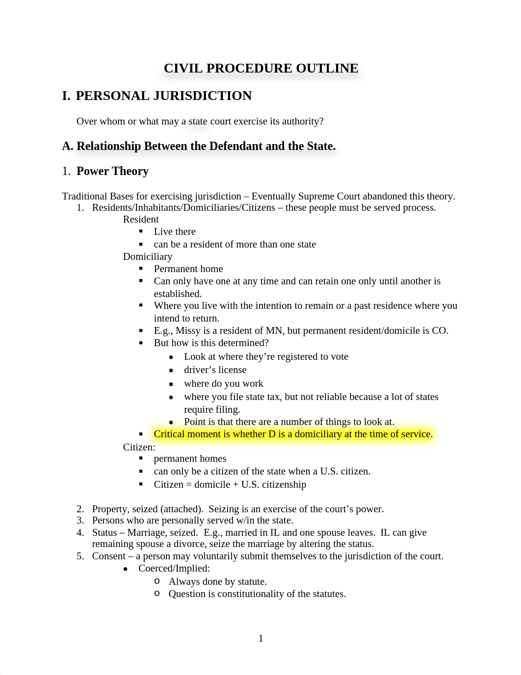 CIVIL PROCEDURE OUTLINE_deai2fn585t_page1