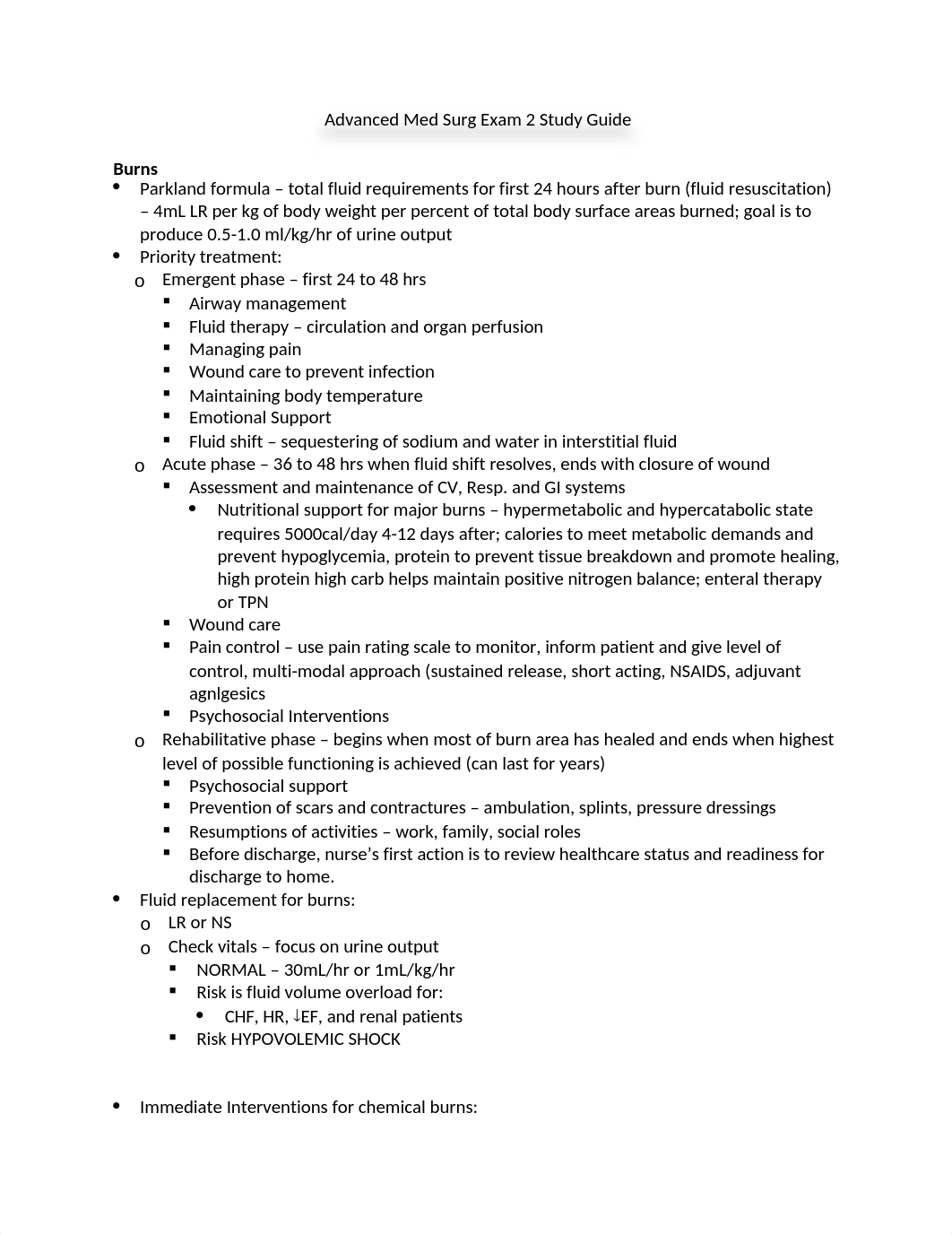 Advanced Med Surg Exam 2 Study Guide.docx_deaic02zop7_page1