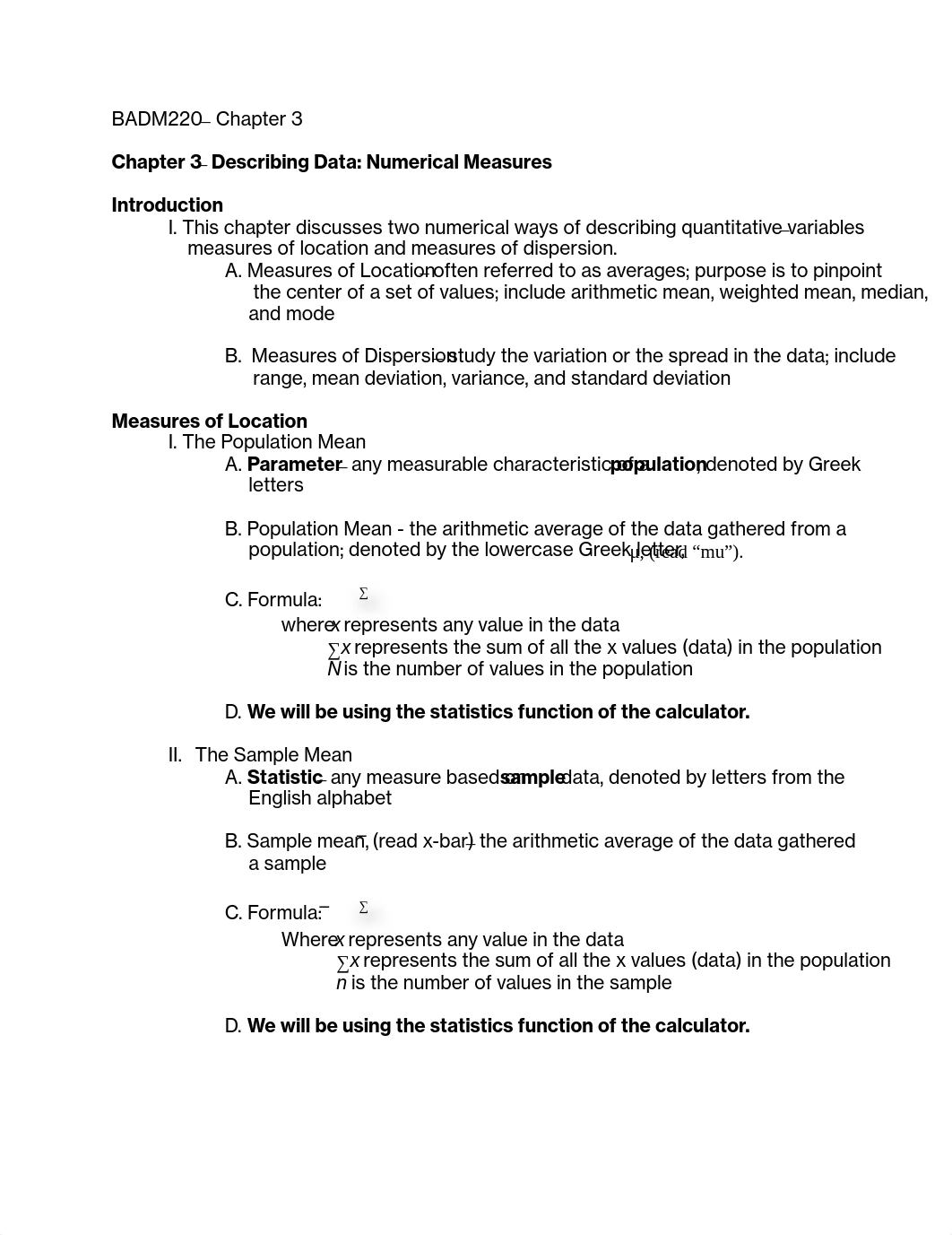 Chapter 3 Notes Statistics .pdf_deaqd8fyf5f_page1