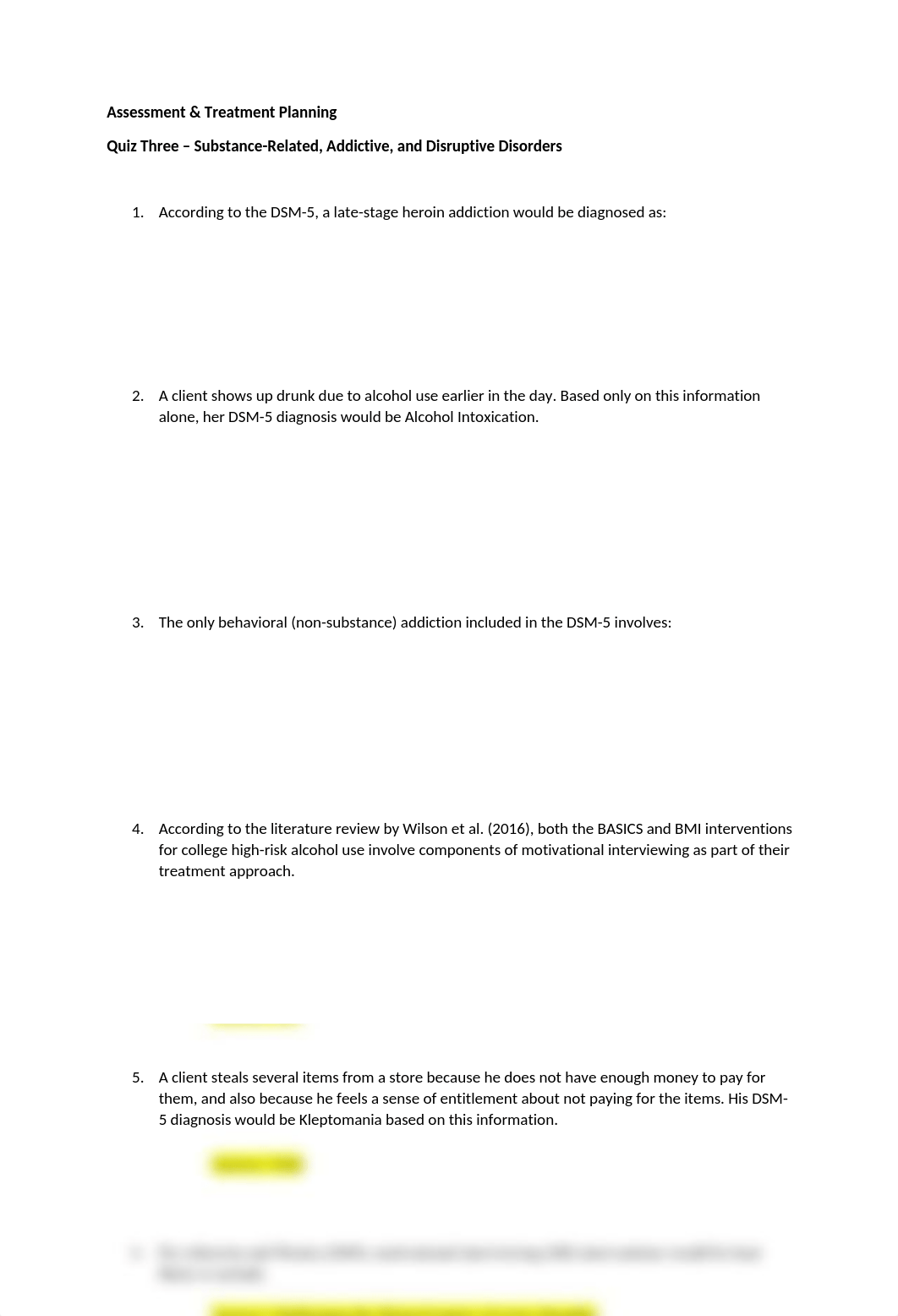 Quiz Three - Substance-Related, Addictive, and Disruptive Disorders.docx_deb17ejvvw8_page1