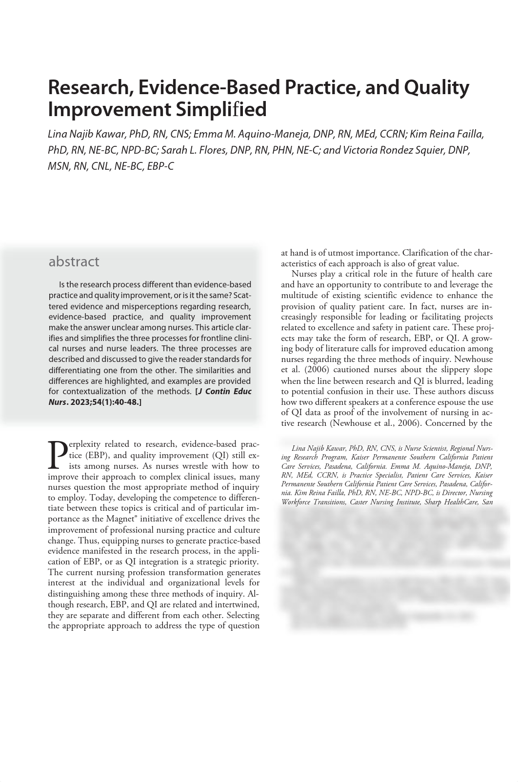 Research, Evidence-Based Practice, and Quality Improvement Simplified.pdf_deb432j0j8f_page1