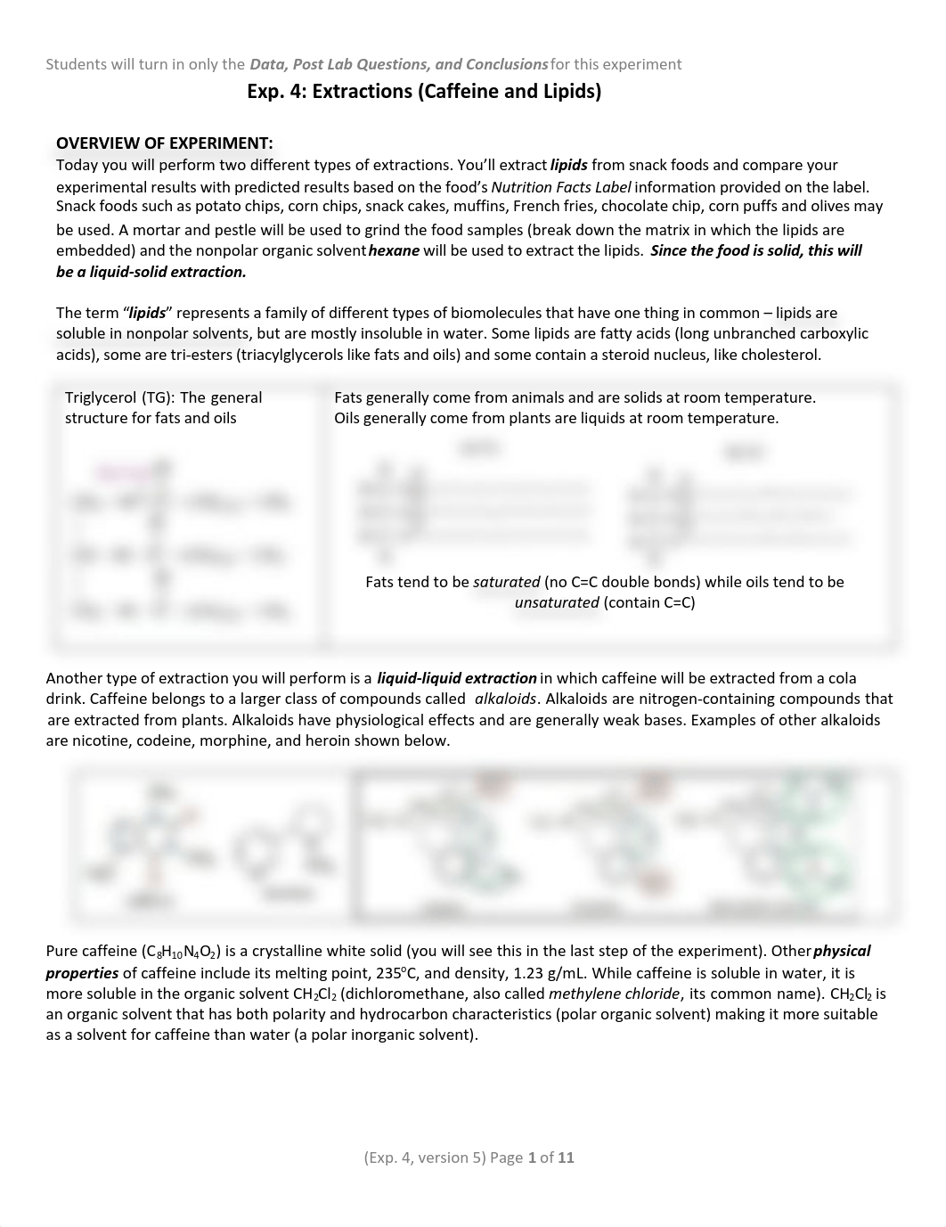 1152L Exp. 4 Extractions (Caffeine and Lipids) (Spring 2020).pdf_deb5mqv3pq7_page1