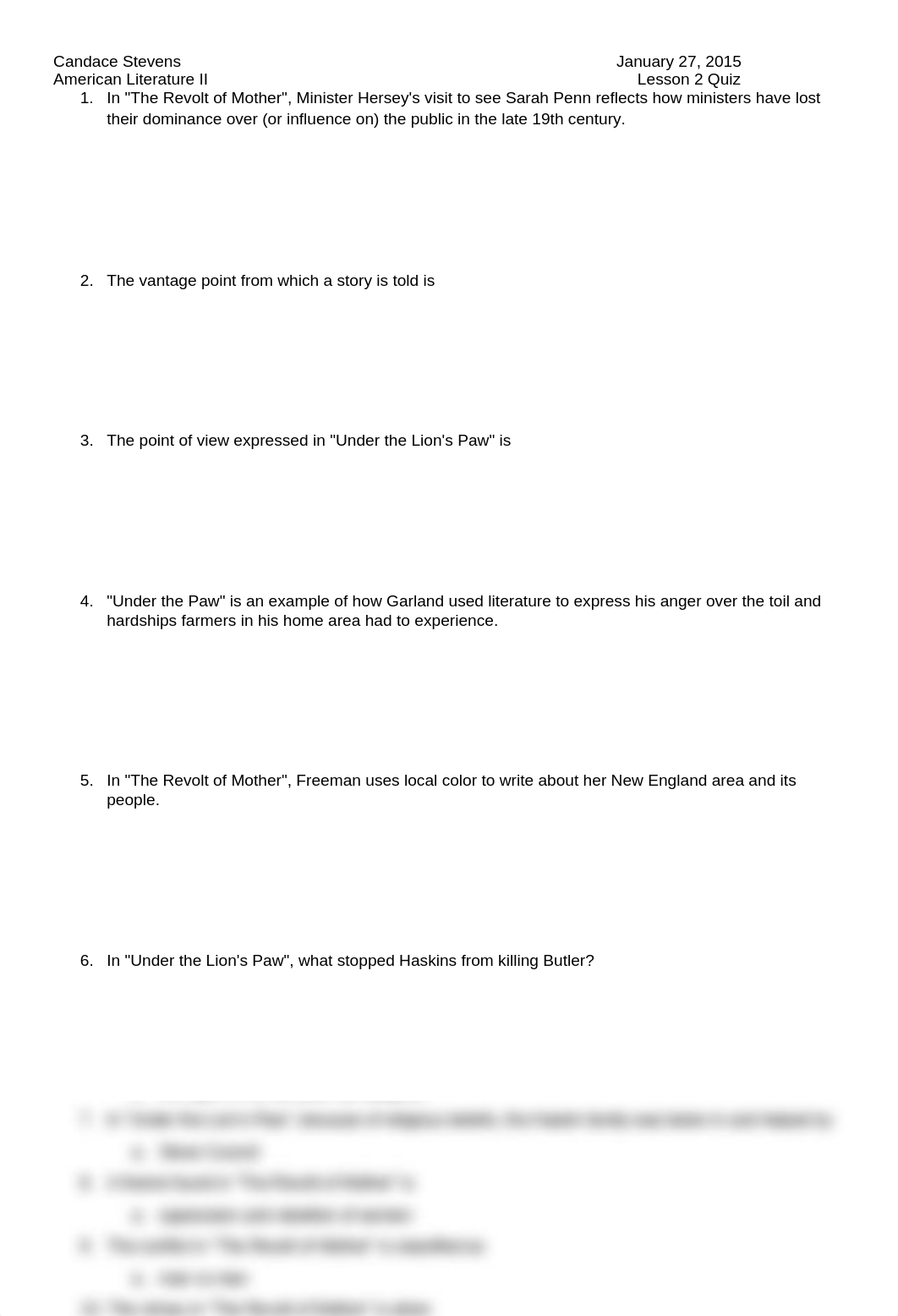 C. Stevens American Literature II Lesson 2 Quiz_debfwqh4rns_page1