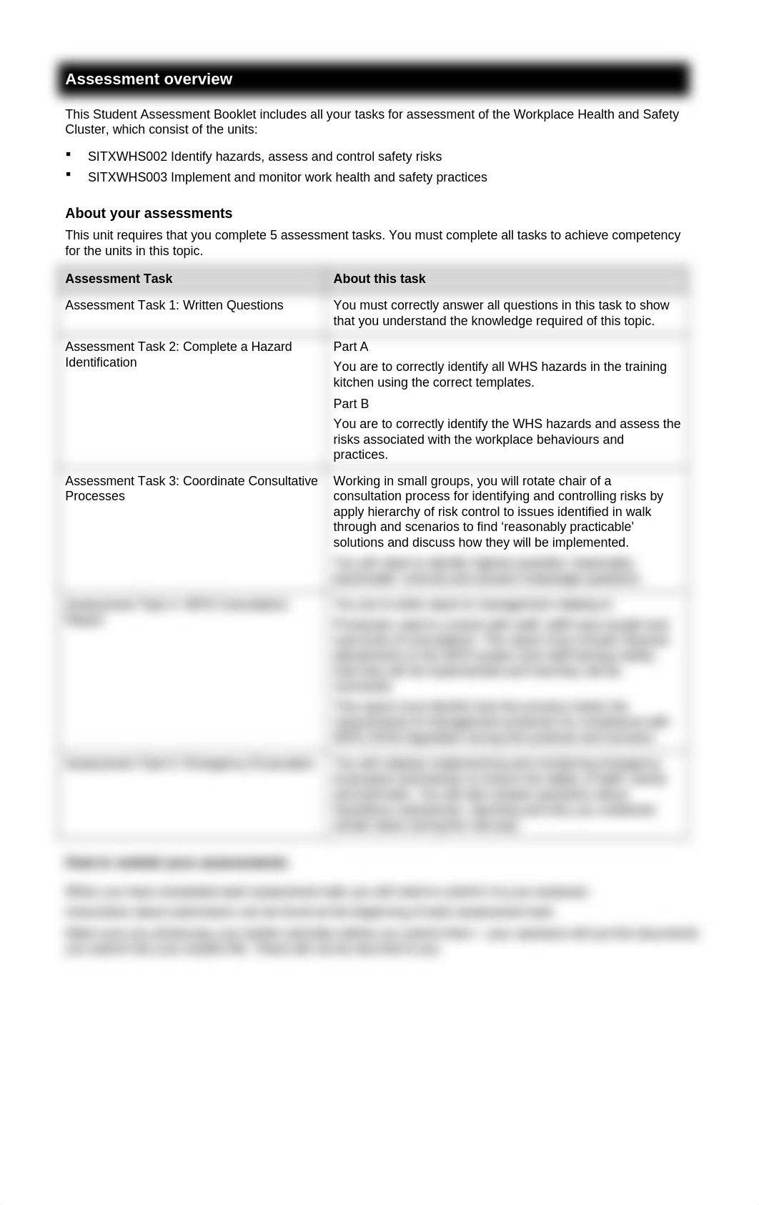 Workplace Health and Safety Cluster Student Assessment Booklet (ID 16132....docx_debidrl0i7r_page4