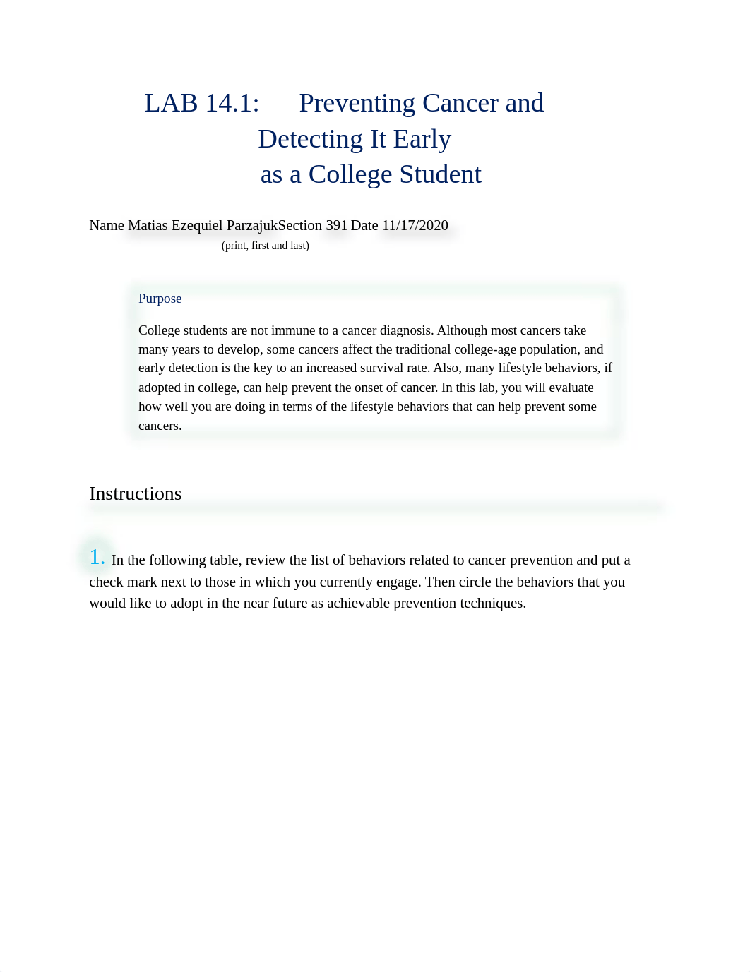 Lab 14.1 Preventing Cancer and Detecting It Early as a College Student (1).rtf_debsvdvgejc_page1