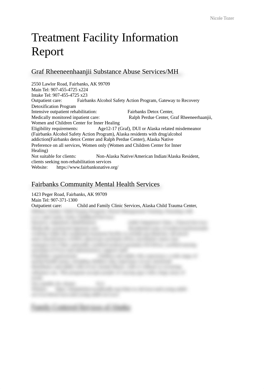 Treatment Facility Information Report - Tozer.docx_debww6cw3fz_page1