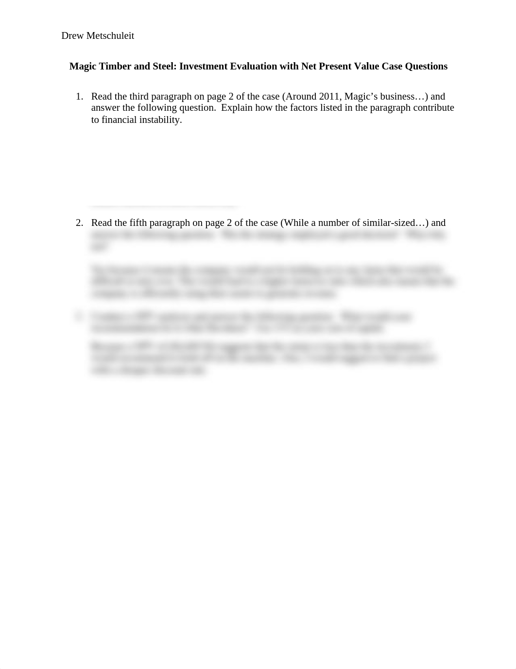 Magic Timber and Steel Investment Evaluation with Net Present Value Case Questions.docx_dec03fq5r82_page1