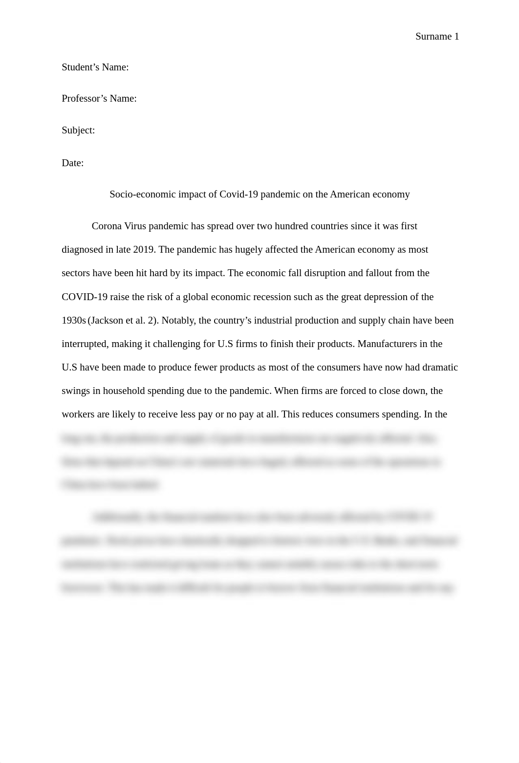 Socio-economic impact of Covid-19 pandemic on the American economy.edited.docx_dec2ocjppj0_page1