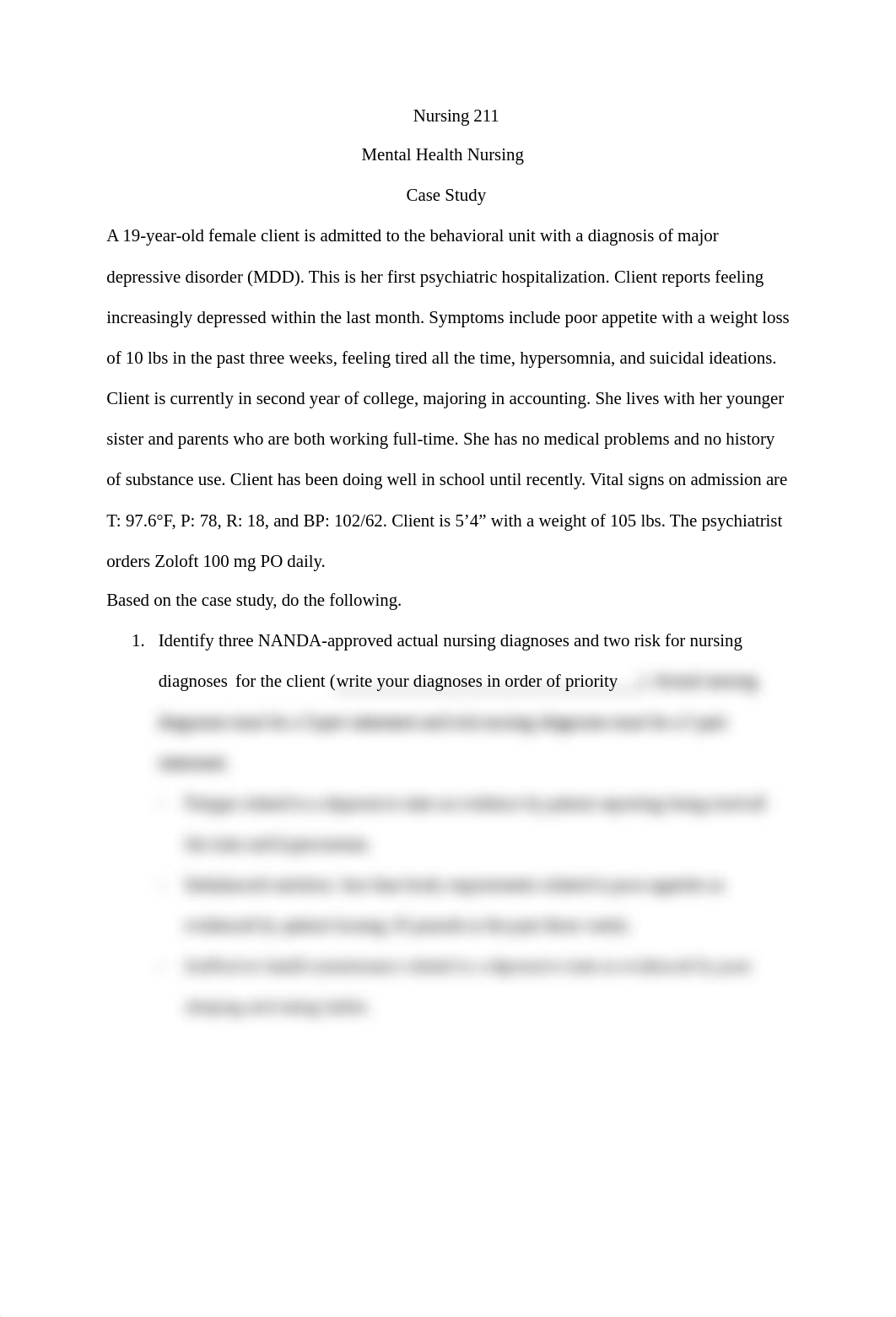 Case Study (Major Depressive Disorder) Spring 2021 Joanna.doc_decghyistnu_page1