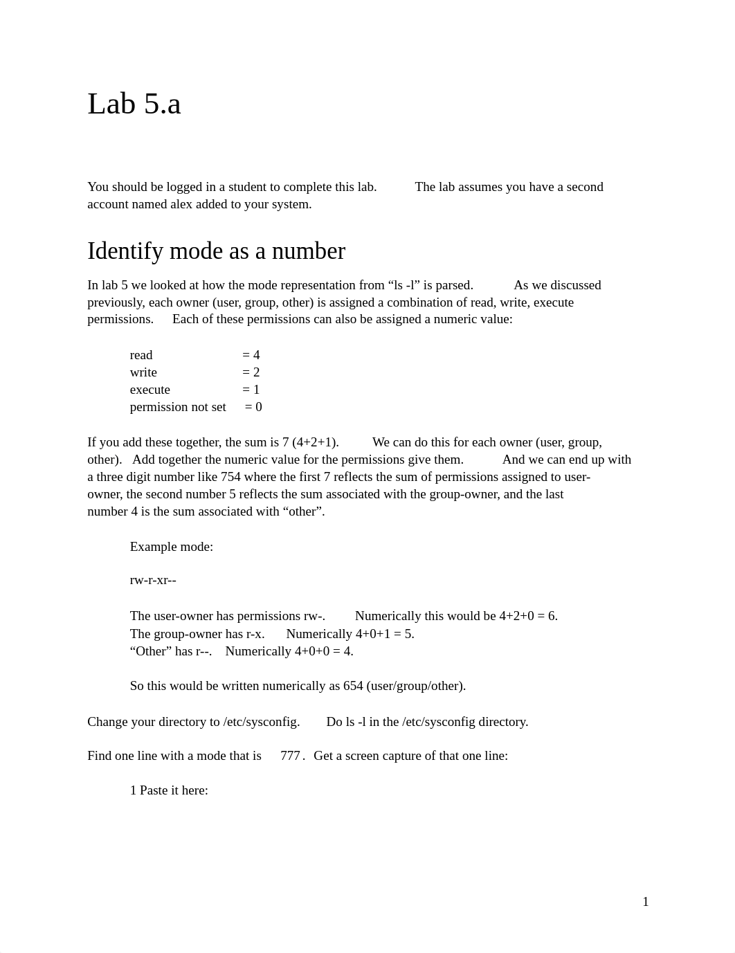 CIS 106 Lab 5.a -- mode and ownership.docx_declff4oydk_page1