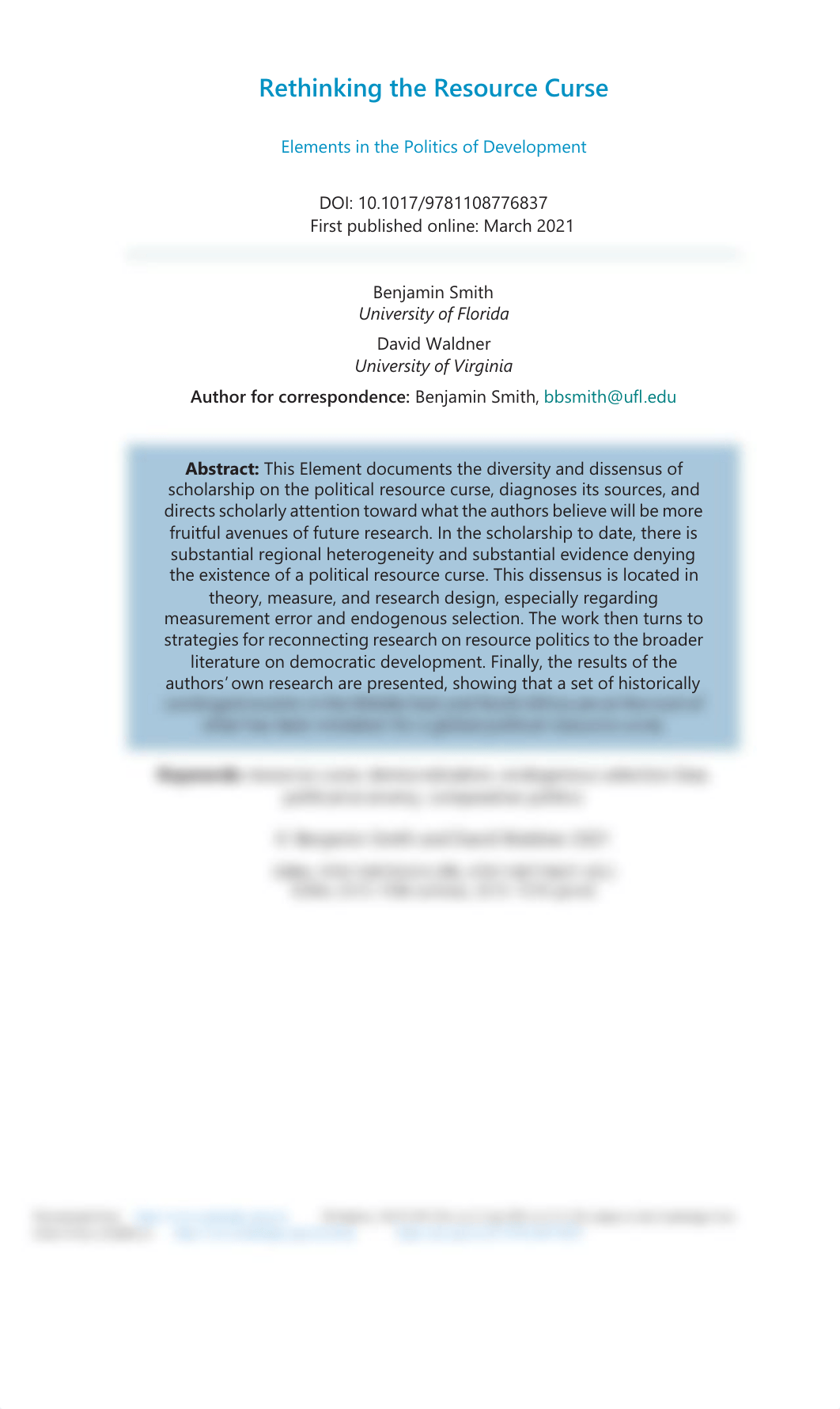 Smith and Waldner - Rethinking the Resource Curse, 2021 CUP.pdf_dectj23v6y5_page5