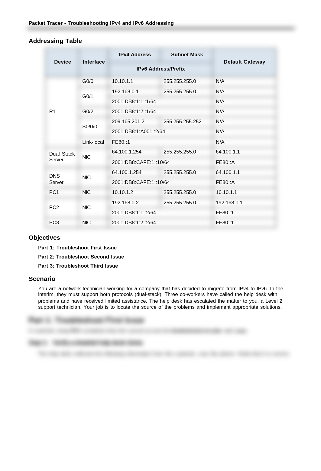 smcneil - 7.3.2.9 Packet Tracer - Troubleshooting IPv4 and IPv6 Addressing_dede6x676k4_page2