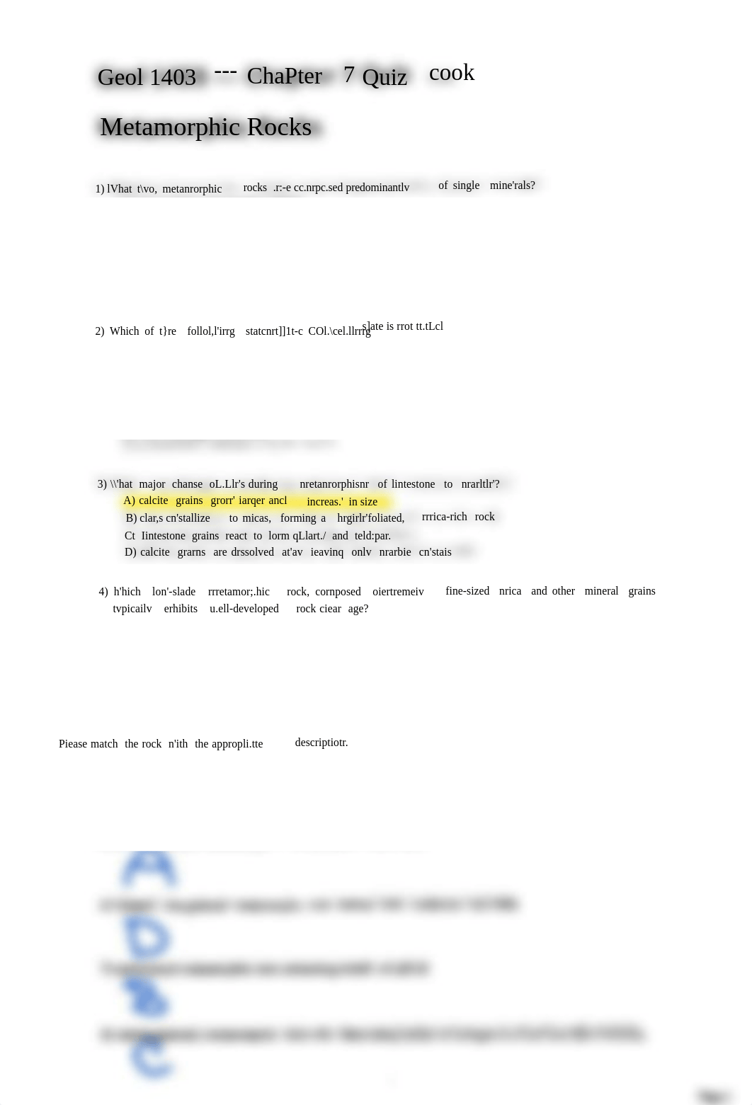 Z GEOL 1403 Ch. 7 Quiz Metamorphism.PDF_dedefdc99y5_page1