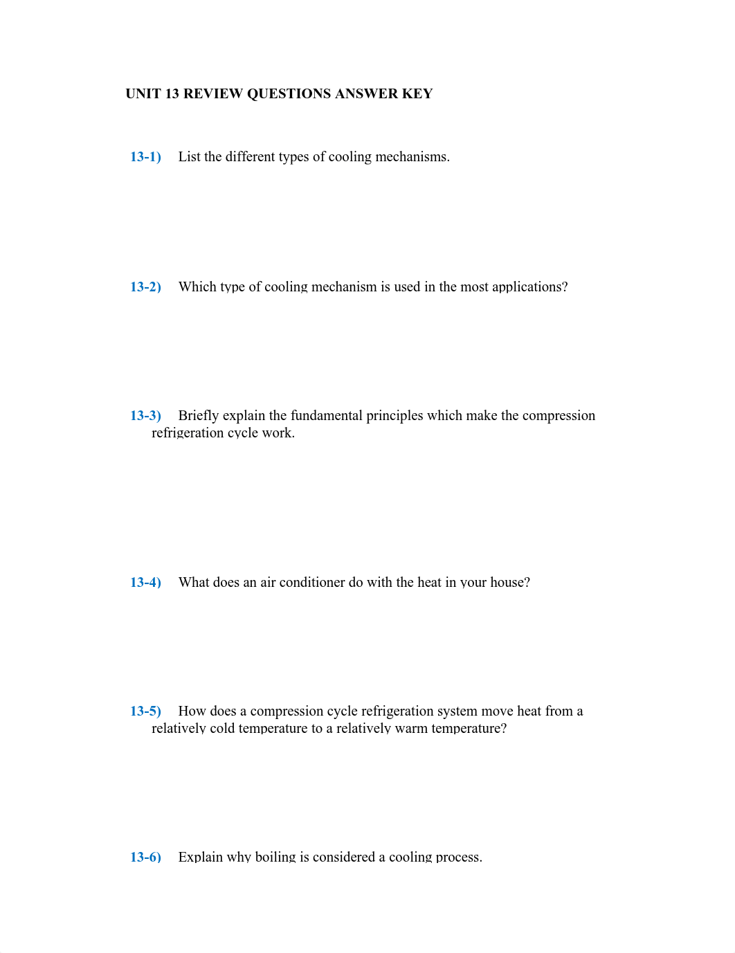 UNIT 13 REVIEW QUESTIONS ANSWER KEY_dedfjsmtdi3_page1