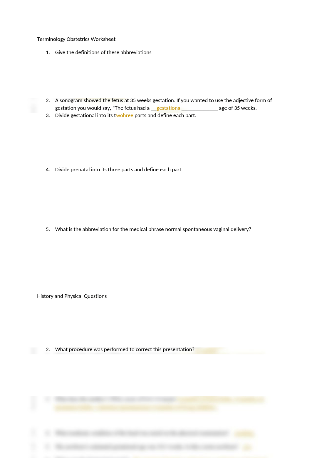 Terminology_II_Obstetric_Worksheet_Key.docx_dedqib7ztzv_page1