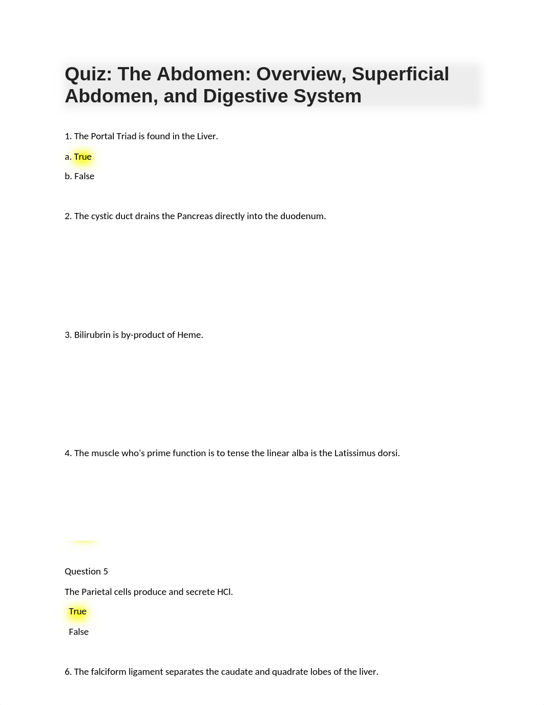 Quiz- The Abdomen Overview, Superficial Abdomen, and Digestive System.docx_dedsyki4wn6_page1