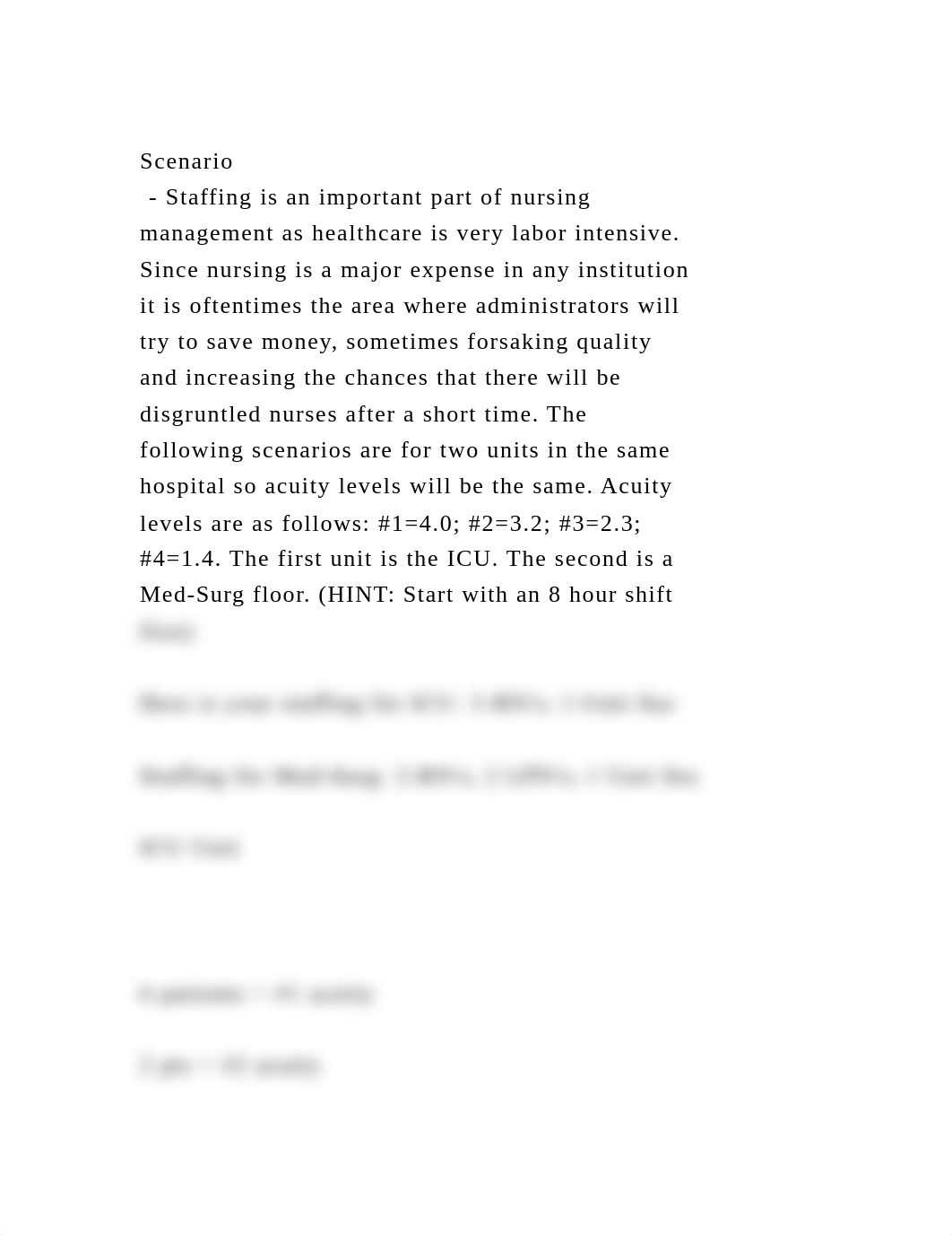 Scenario - Staffing is an important part of nursing management as .docx_dedvdggd412_page2