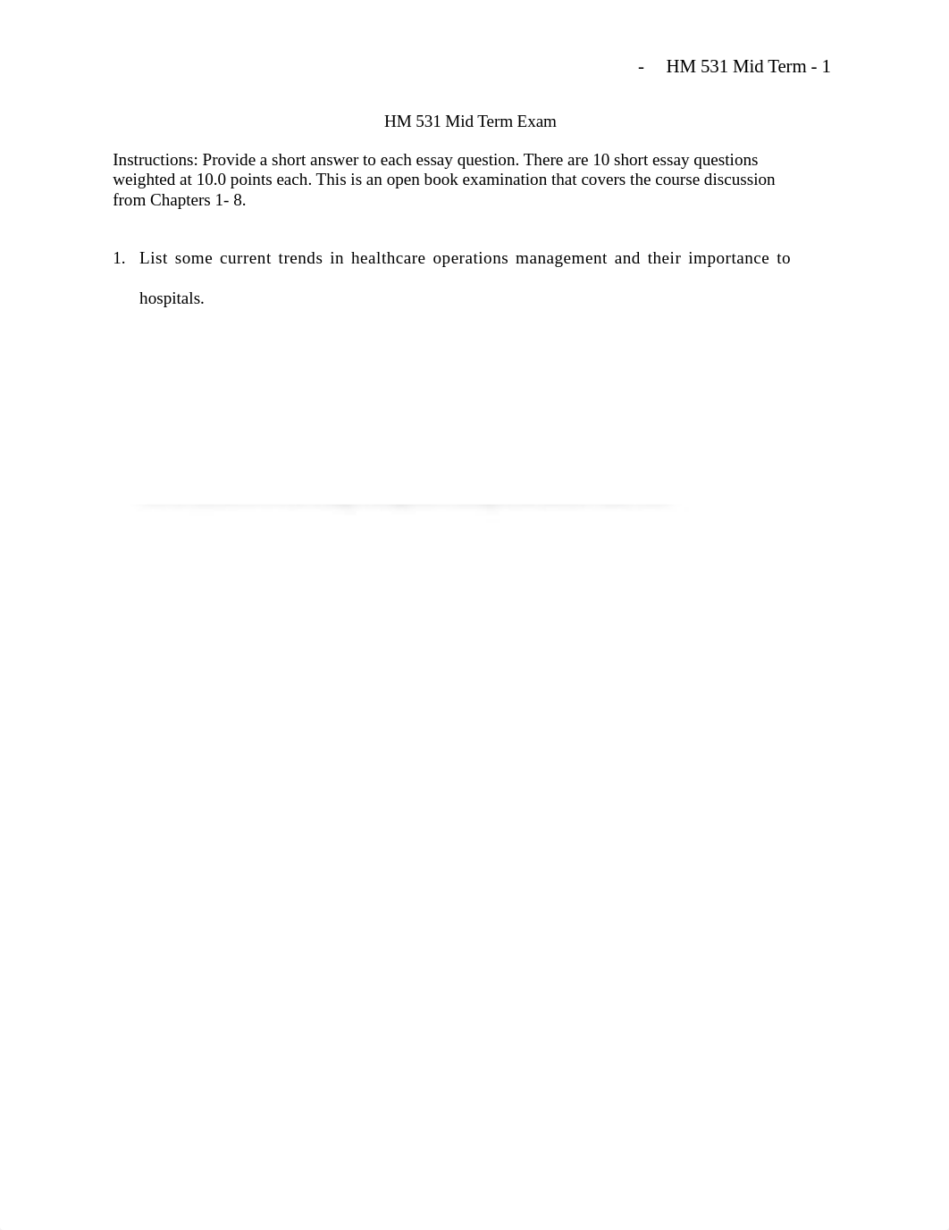 HM 531 Mid Term Exam - Sanath Kumar Balasubramanian.docx_dedzu3bcs9q_page1