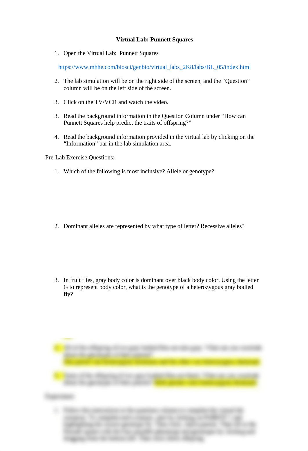 Virtual Lab Punnett Squares.doc_dee4wrwm9js_page1