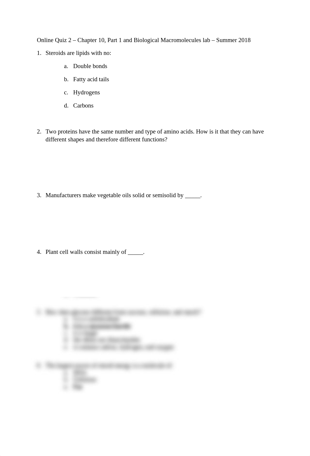 Bio 100 - Chapter 10 part 1 and Macromolecules Quiz 2 - Summer 2018.docx_dees63xpxq5_page1