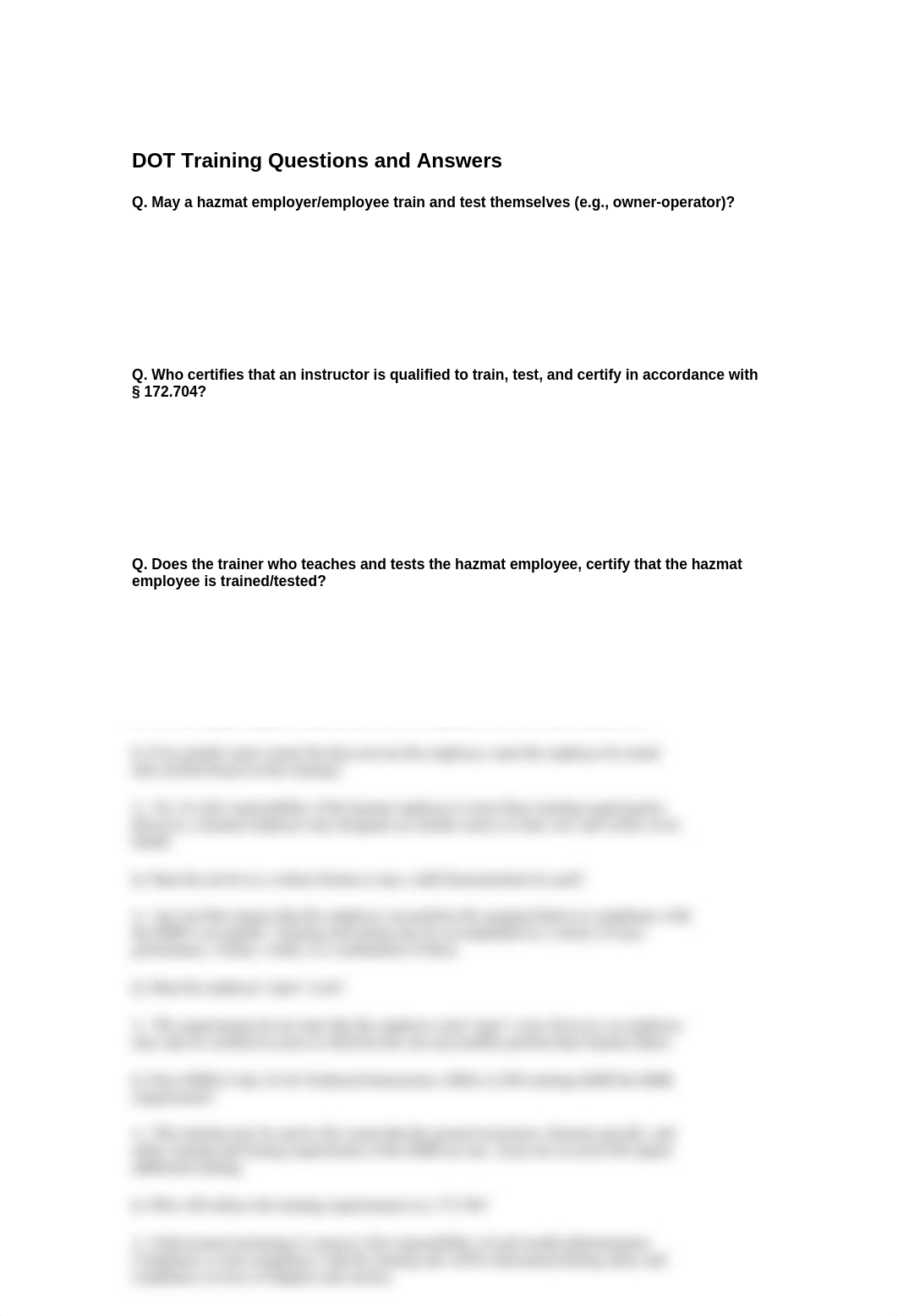 DOT Training Questions and Answers.pdf_def89lk3hau_page1