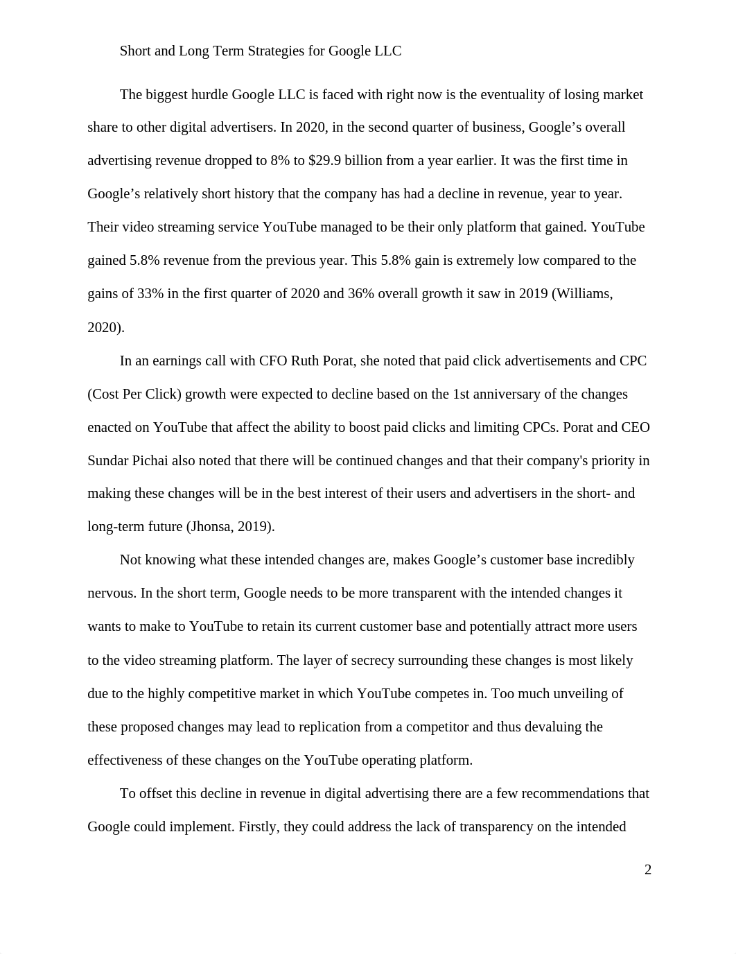 Week 6 Strategy Report on Google LLC.docx_defejnhkf36_page2