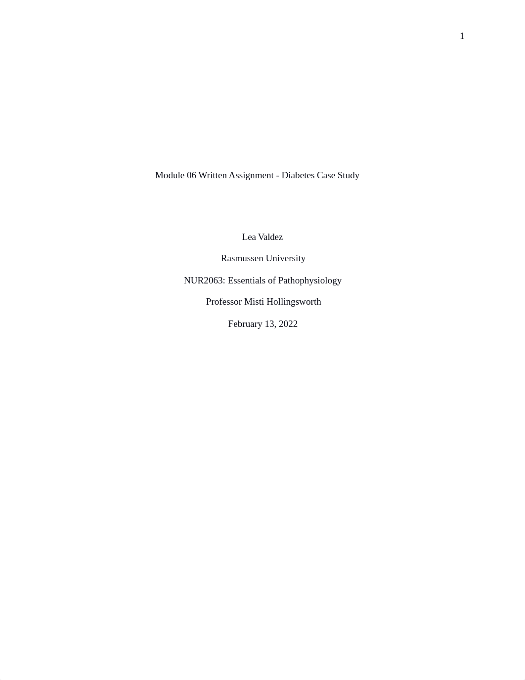 LValdez_Module 06 - Module 06 Written Assignment - Diabetes Case Study_02.13.22.docx_defhb7tk6yf_page1