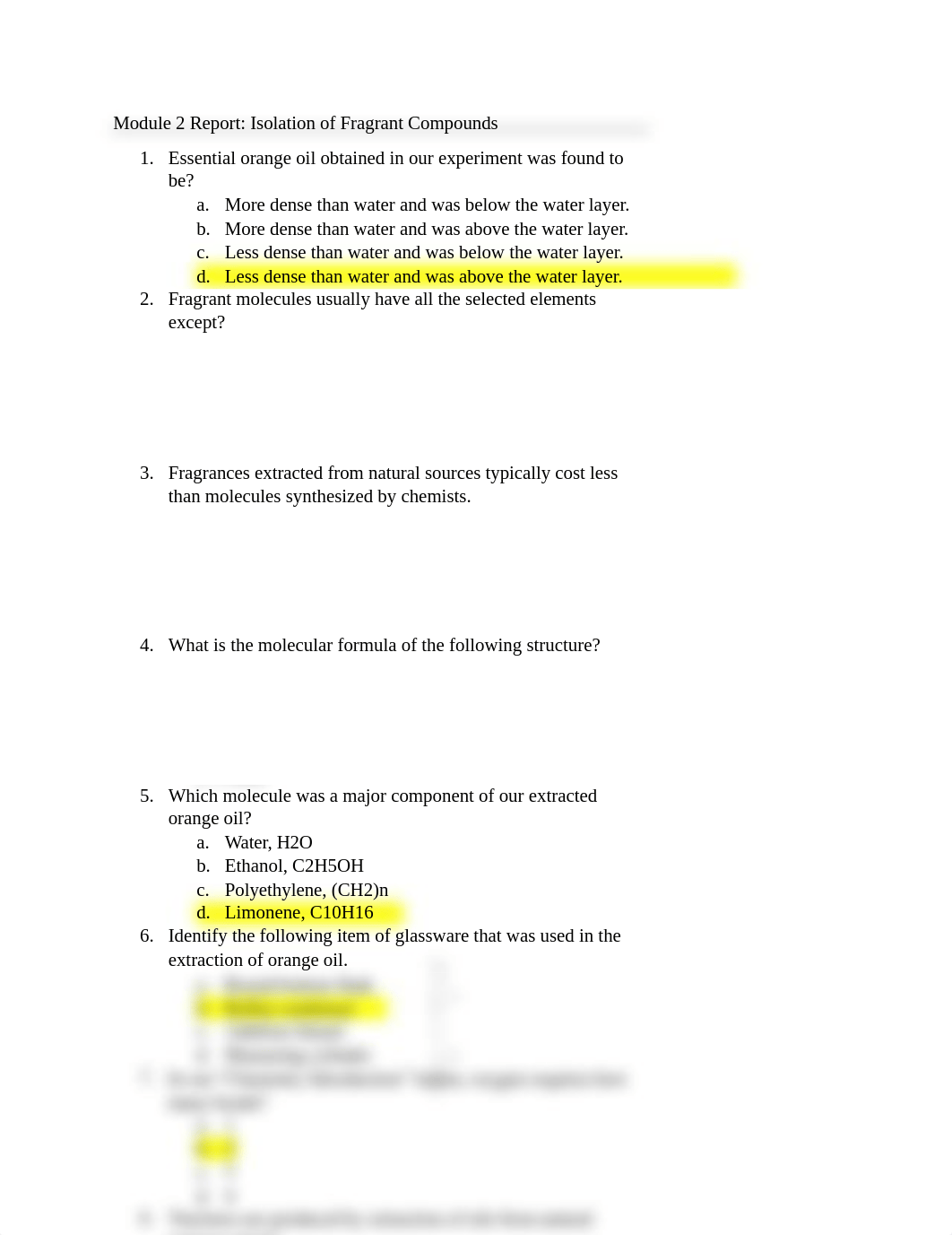 Module 2 - report - isolation of fragrant compounds.docx_defkf321a8i_page1