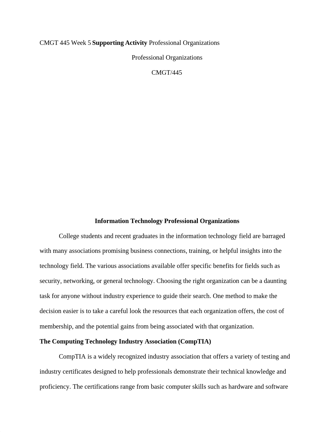 CMGT445 Wk 5 DQ Professional Associations_defkz7fwfa6_page1