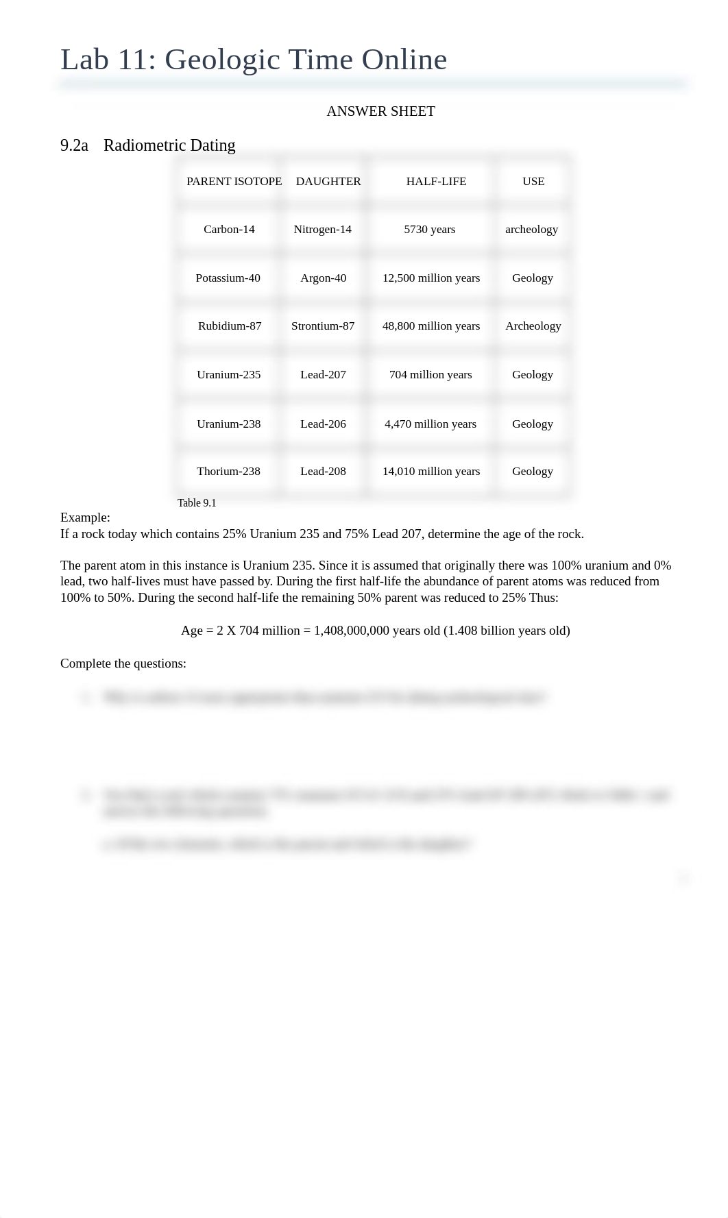 Lab 11 The Geologic Record Answer Sheet (1).docx_deftrtuoqk3_page1