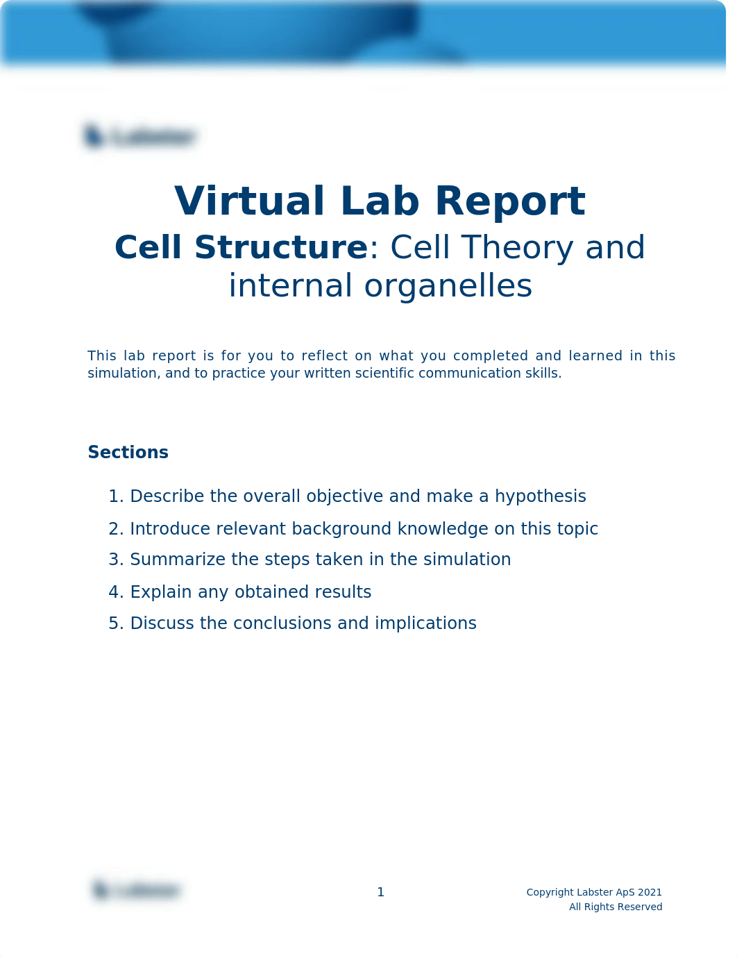 Labster Lab Report - Cell Structure - Cell Theory - David Braswell.docx_defyc5q8kg4_page1