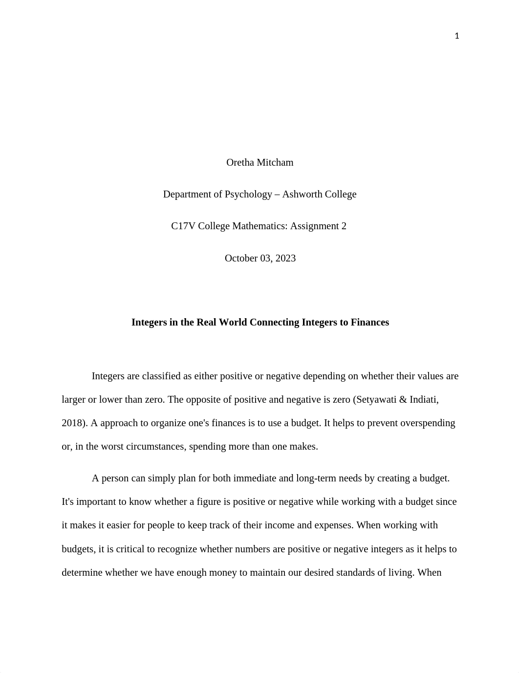 Integers in the Real World Connecting Integers to Finances.docx_defzh38b2lm_page1