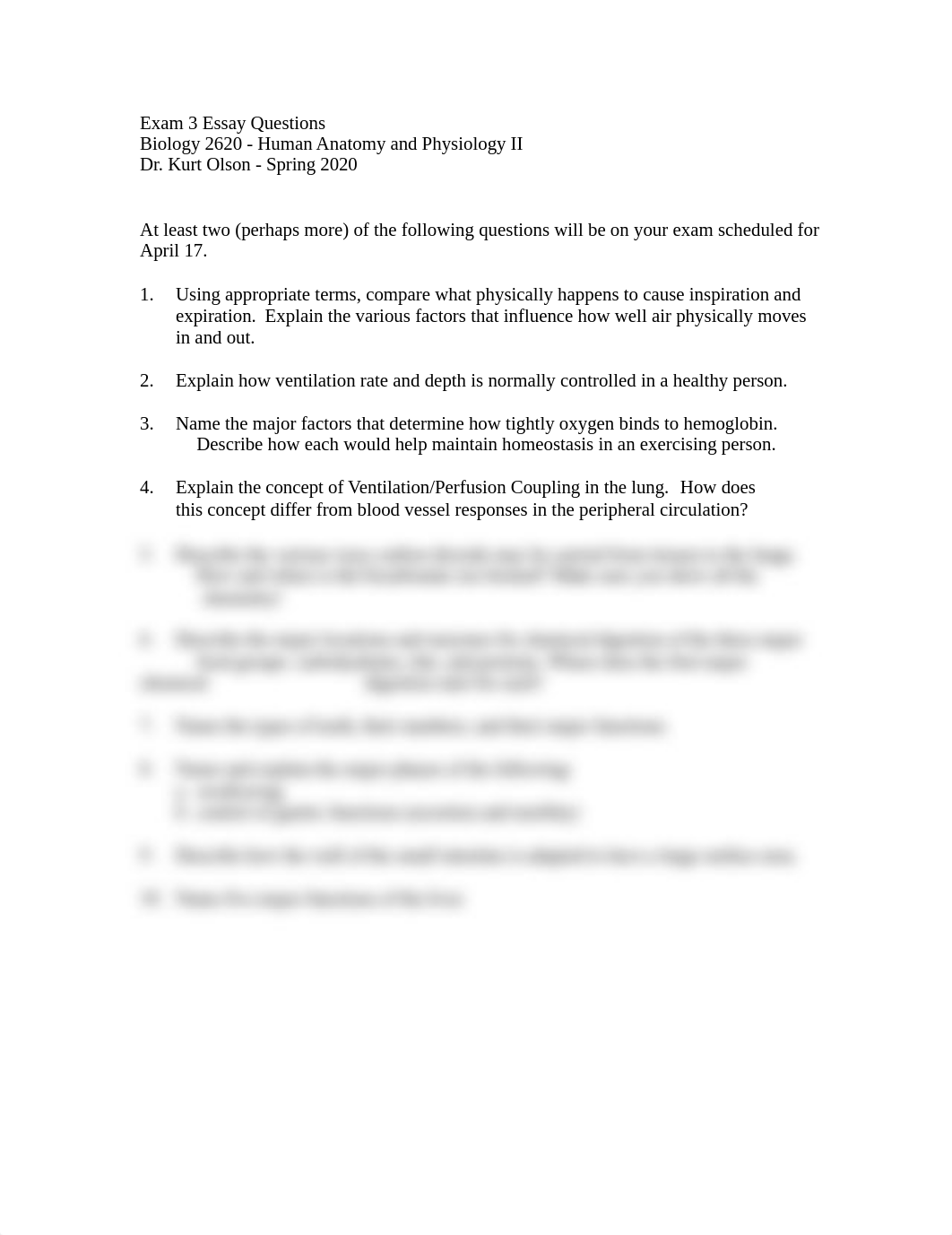 A and P 2 Exam 3 Essay Questions - Spring 2020 (1).docx_degdl751b2r_page1