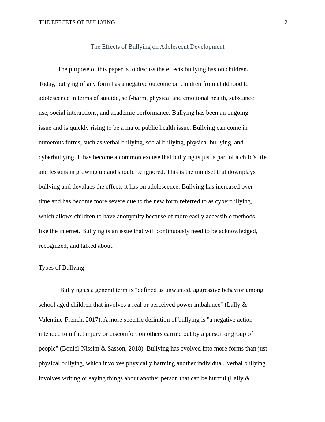 The Effects of Bullying on Adolescent Development first draft.docx_degdnaik9da_page2