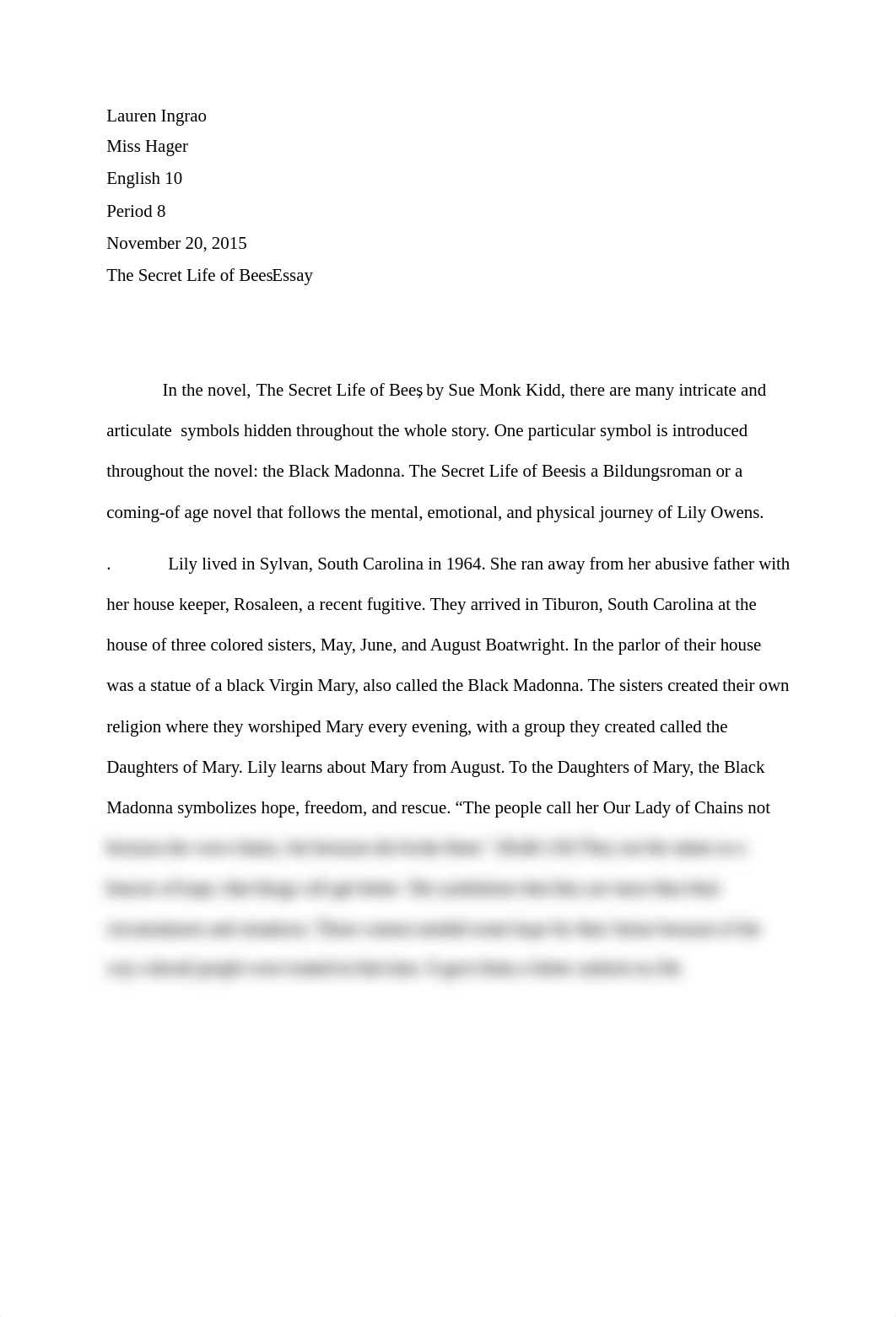 Secret Life of Bees Essay.docx_degqewesvyx_page1