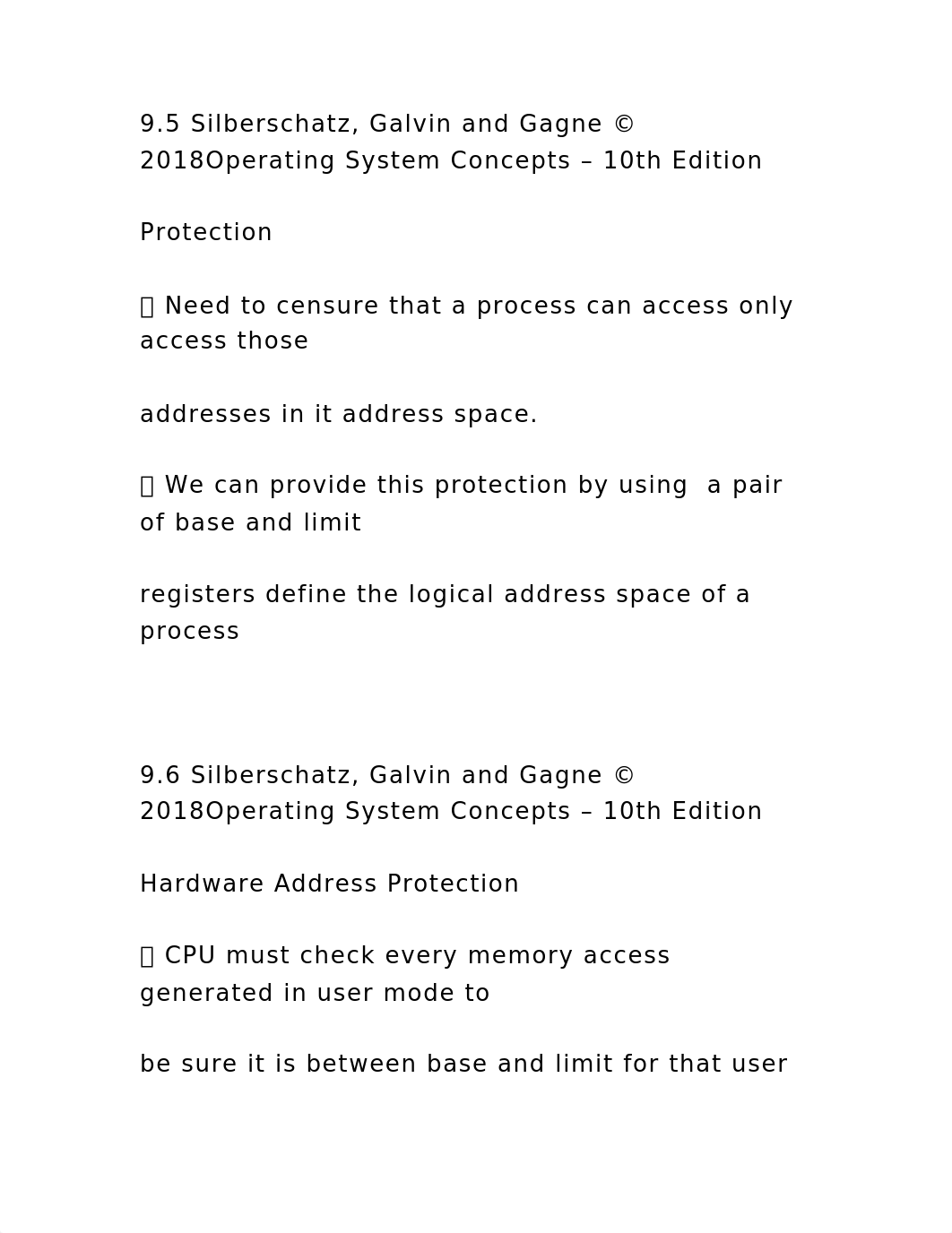 Silberschatz, Galvin and Gagne © 2018Operating System Concepts.docx_degvnmp9fb1_page5