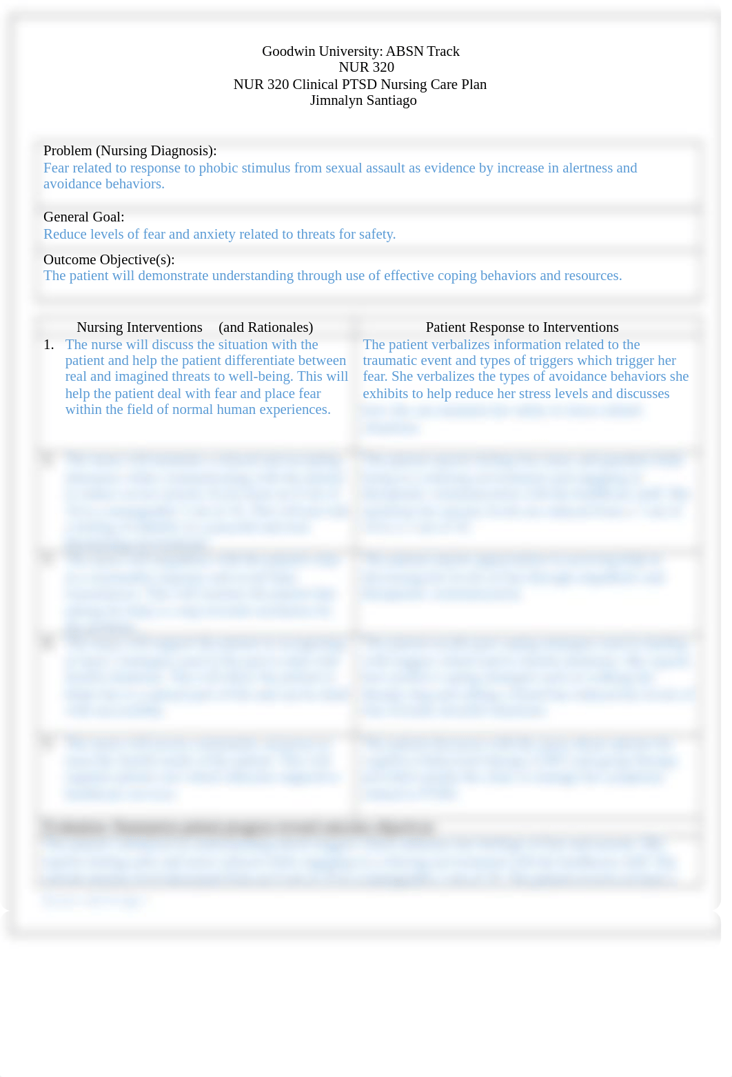 NUR 320 Clinical Week 7 PTSD Care Plan.docx_deh6syjxt5w_page1