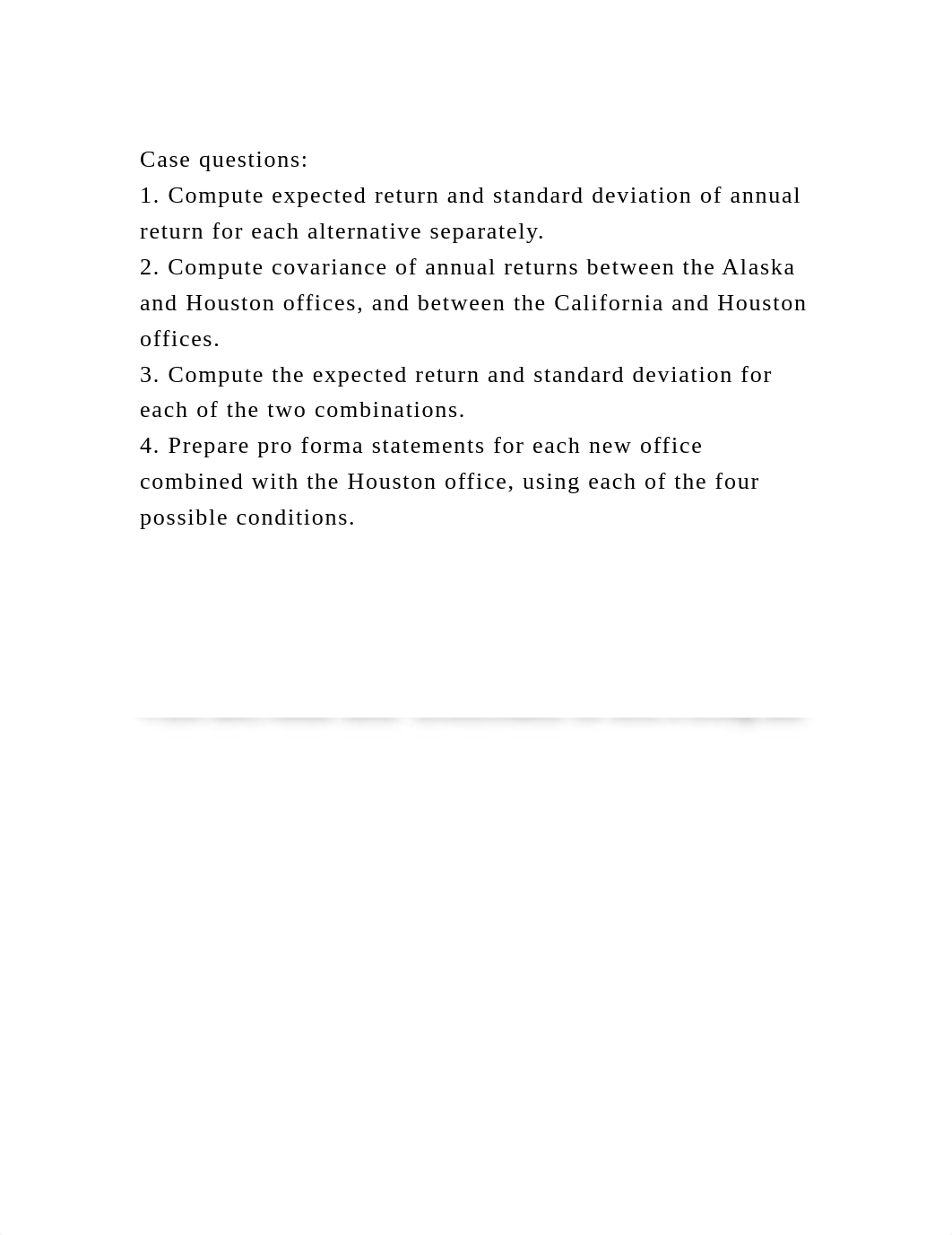 Case questions1. Compute expected return and standard deviation o.docx_dehraopo2l8_page2