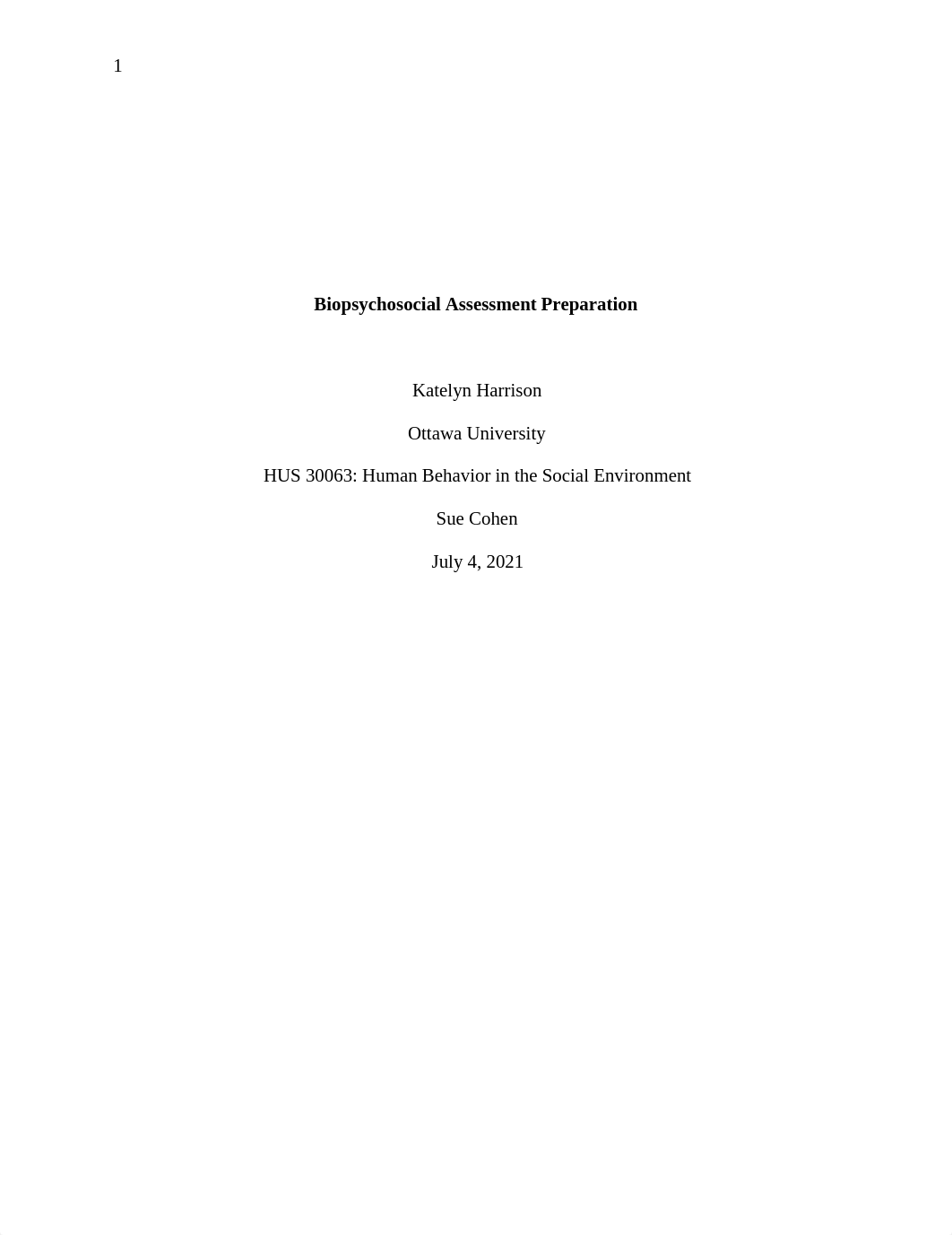 Biopsychosocial Assessment Preperation Katelyn Harrison.docx_dehxpsfszw3_page1