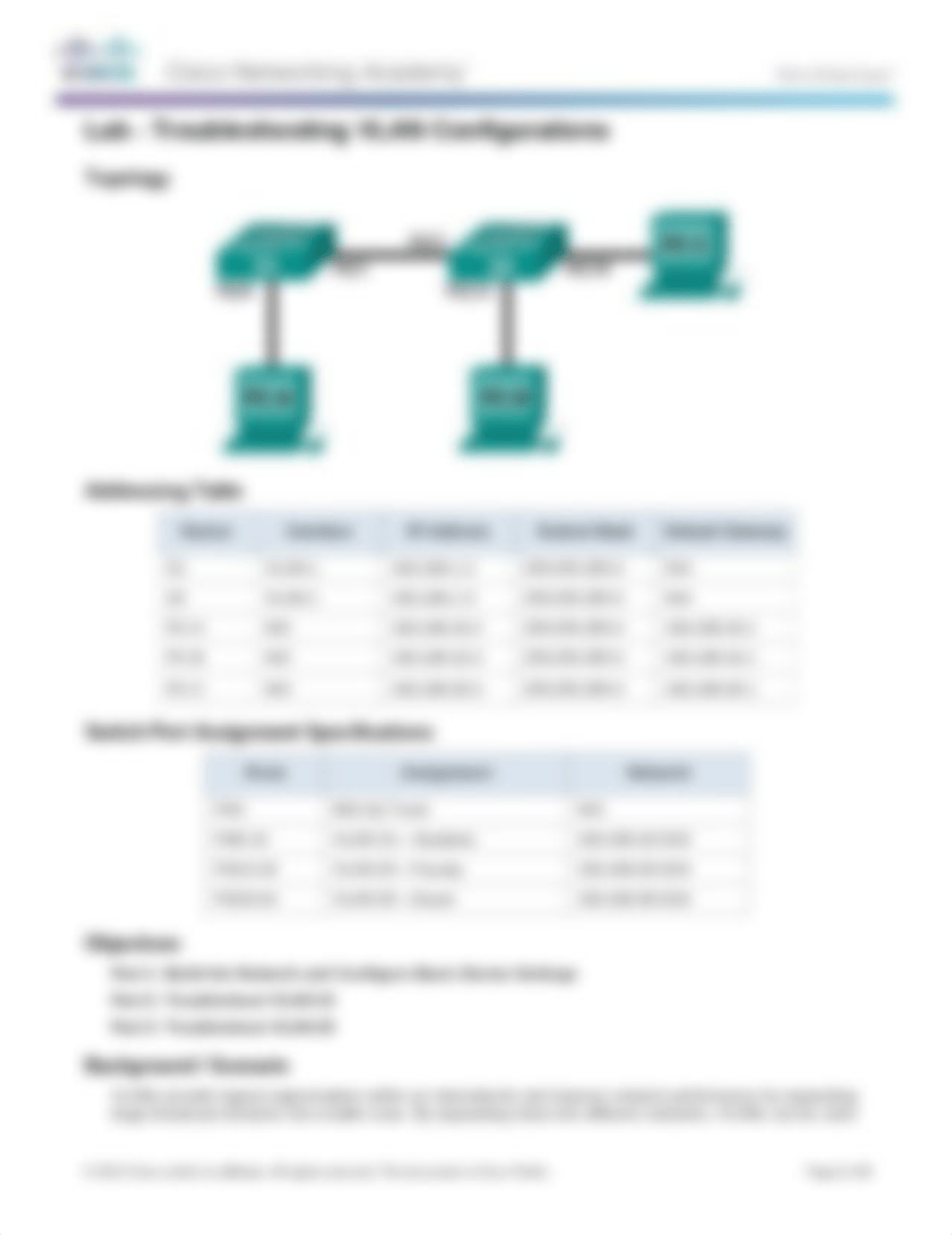 6.2.3.9 Lab - Troubleshooting VLAN Configurations.pdf_dei102jdunv_page1