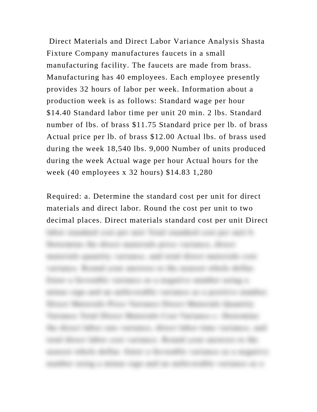 Direct Materials and Direct Labor Variance Analysis Shasta Fixture Co.docx_dei7m3ejken_page2